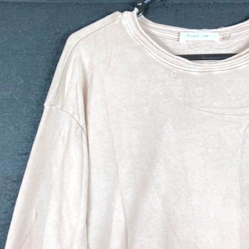 Vintage Mustard Seed Sweatshirt Tan Oversized Long Sleeve Pullover S Athletic Womens Crew Neck Casual Activewear Stretch Jersey Knit Regular 1 Size S / US 4 / IT 40 - 3 Thumbnail