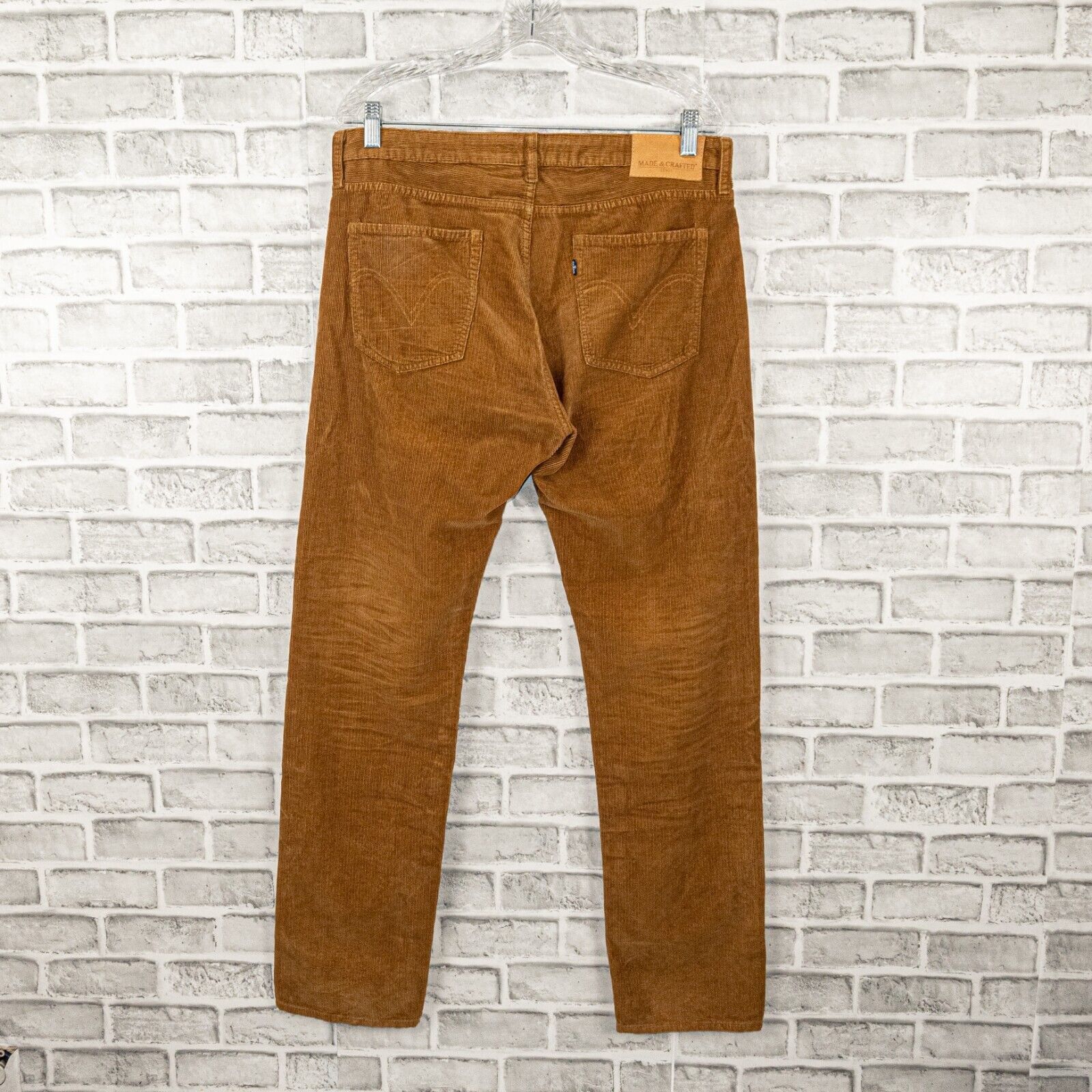 Levi's Levi's MADE & CRAFTED Tack Slim Corduroy Jean Pants Brown Size US 34 / EU 50 - 3 Thumbnail