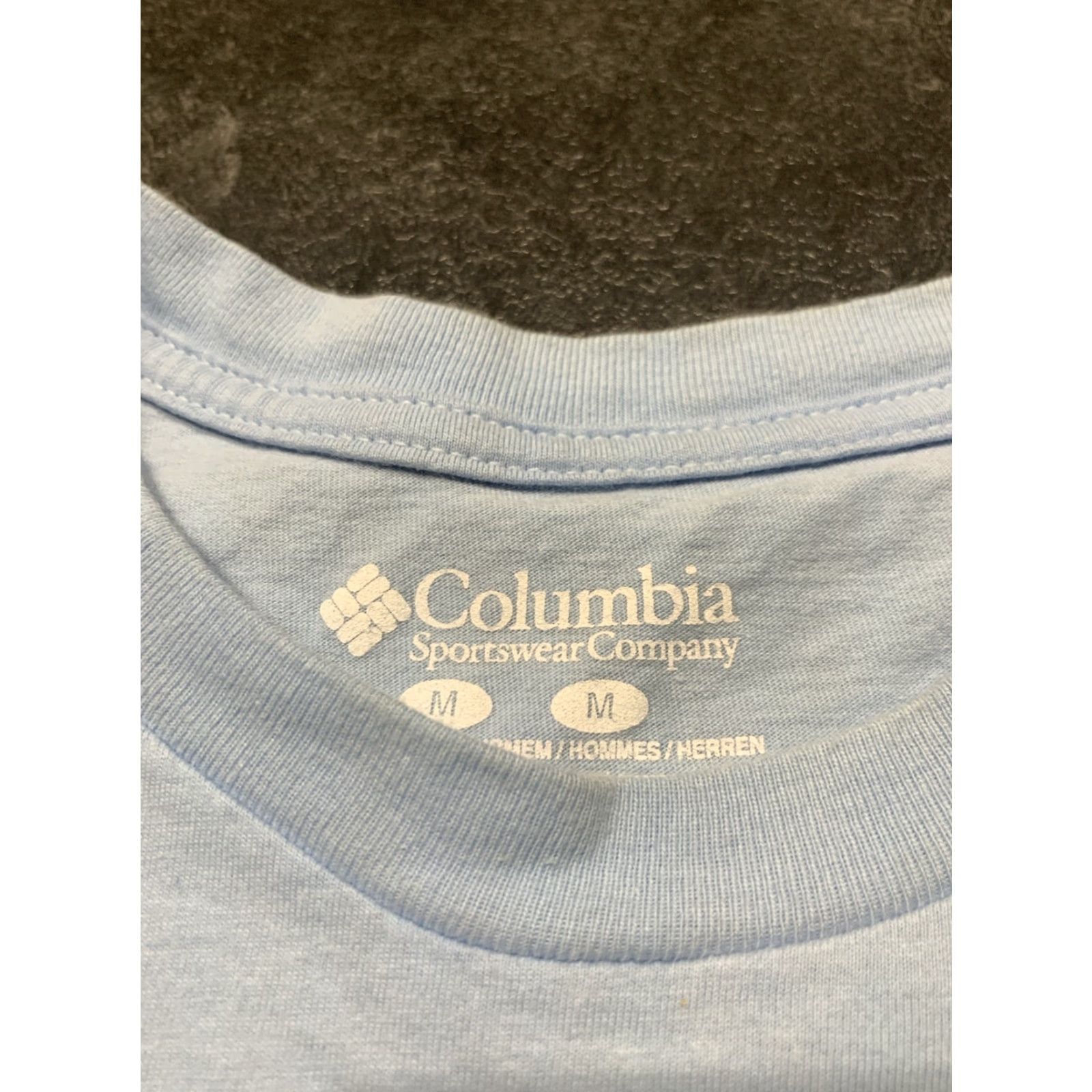 Vintage Columbia Men’s Cotton T-Shirt Blue Medium M PFG Activewear Size US M / EU 48-50 / 2 - 5 Thumbnail