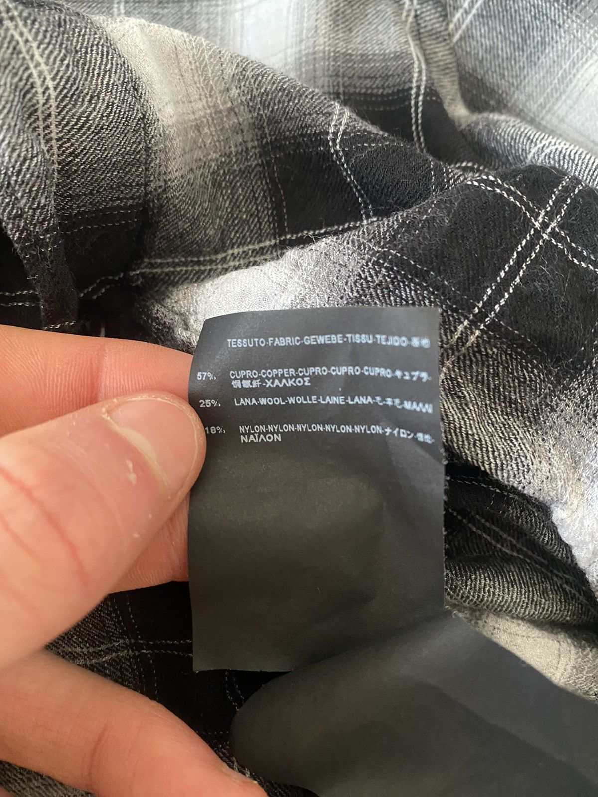 Saint Laurent Paris Saint Laurent FW15 wool blend flannel Size US M / EU 48-50 / 2 - 6 Thumbnail