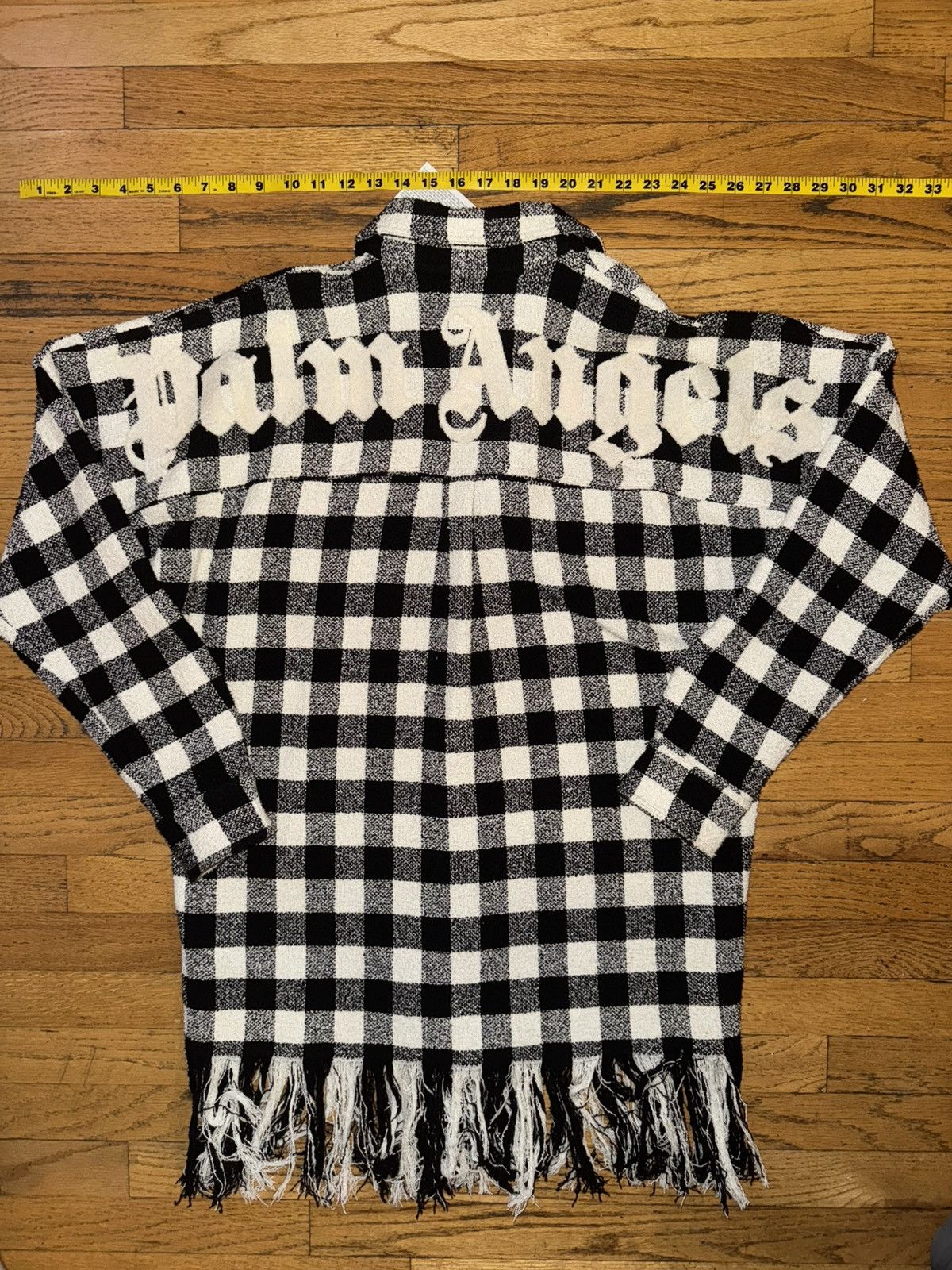 Palm Angels Palm Angels woven button up with fringe sz xs Size US XS / EU 42 / 0 - 3 Thumbnail