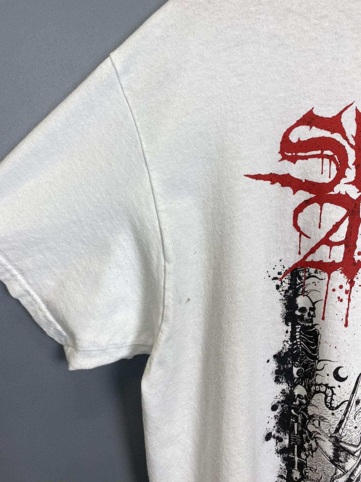 Band Tees Suicidal Angles Y2K Rock Band Tee Metal Skulls Ghotic Style Size US XL / EU 56 / 4 - 3 Thumbnail