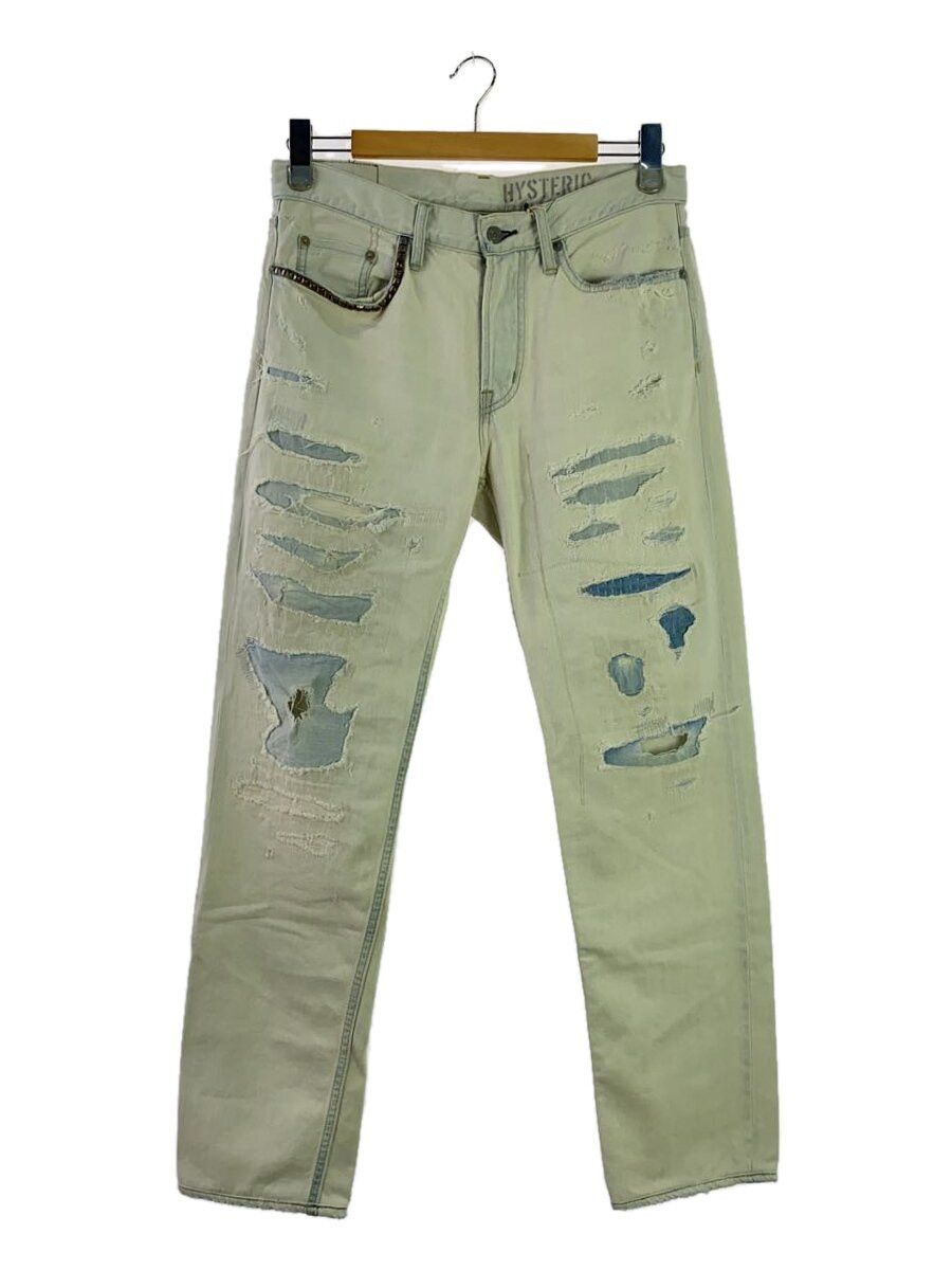 Hysteric Glamour Hysteric Glm Studs Ice Blue Used Proc Denim Pts Indigo Size US 30 / EU 46 - 1 Thumbnail
