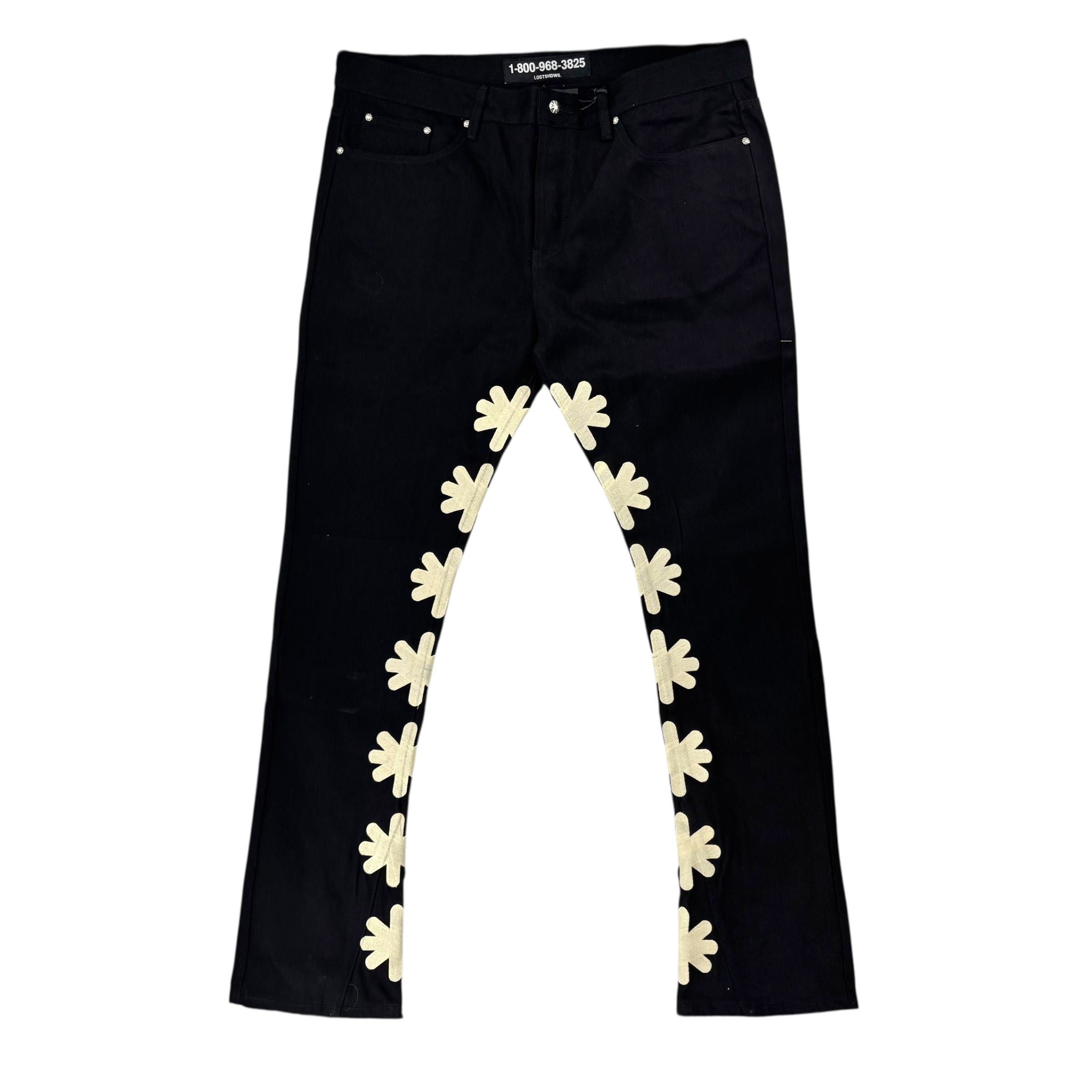 LOSTSHDWS Lost Shdws Black Denim Cream Size US 32 / EU 48 - 1 Thumbnail