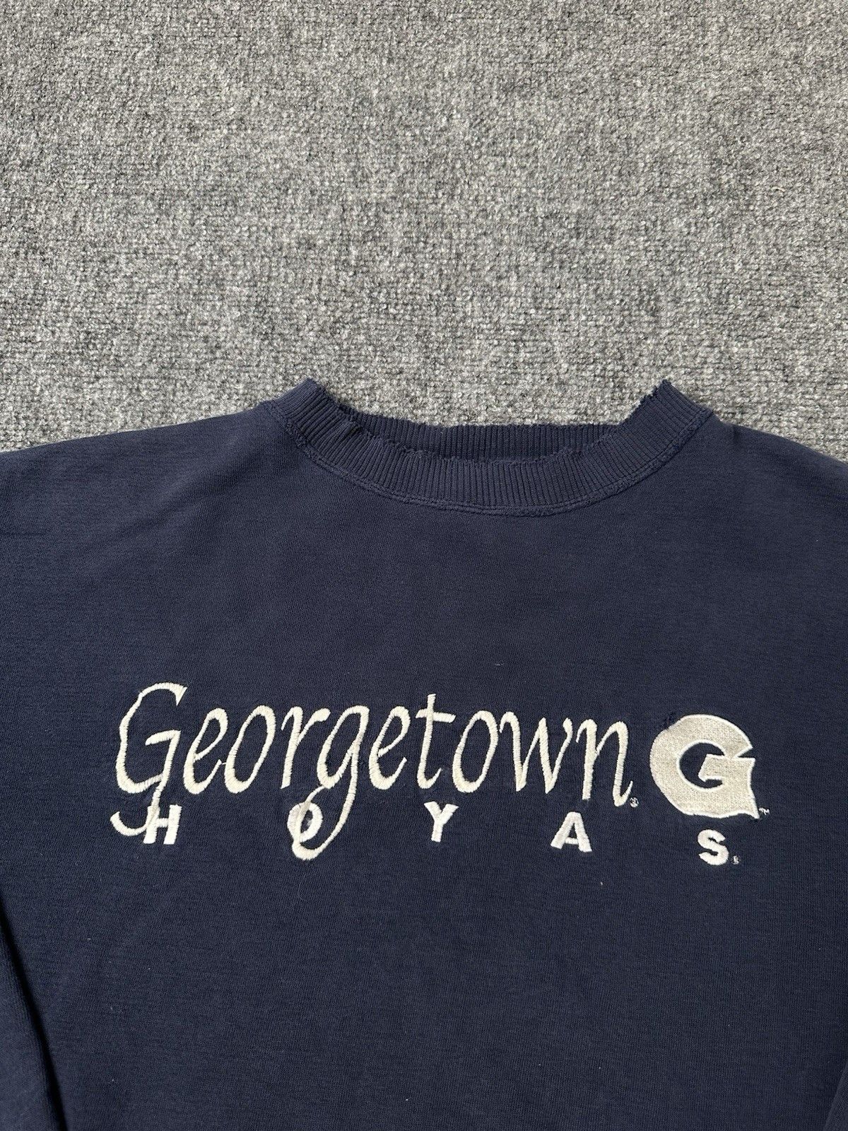 Champs Sport Mens Georgetown Hoyas Champs Sports Sweatshirt 1990s Size XL Size US XL / EU 56 / 4 - 2 Thumbnail