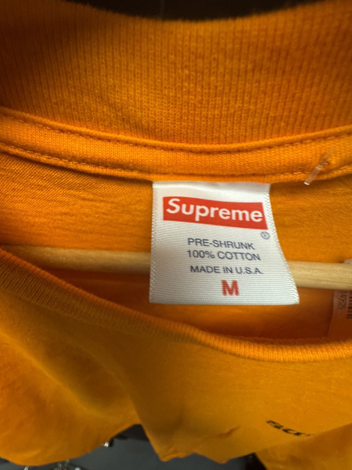 Supreme Supreme Worship Tee Orange Size US M / EU 48-50 / 2 - 4 Thumbnail