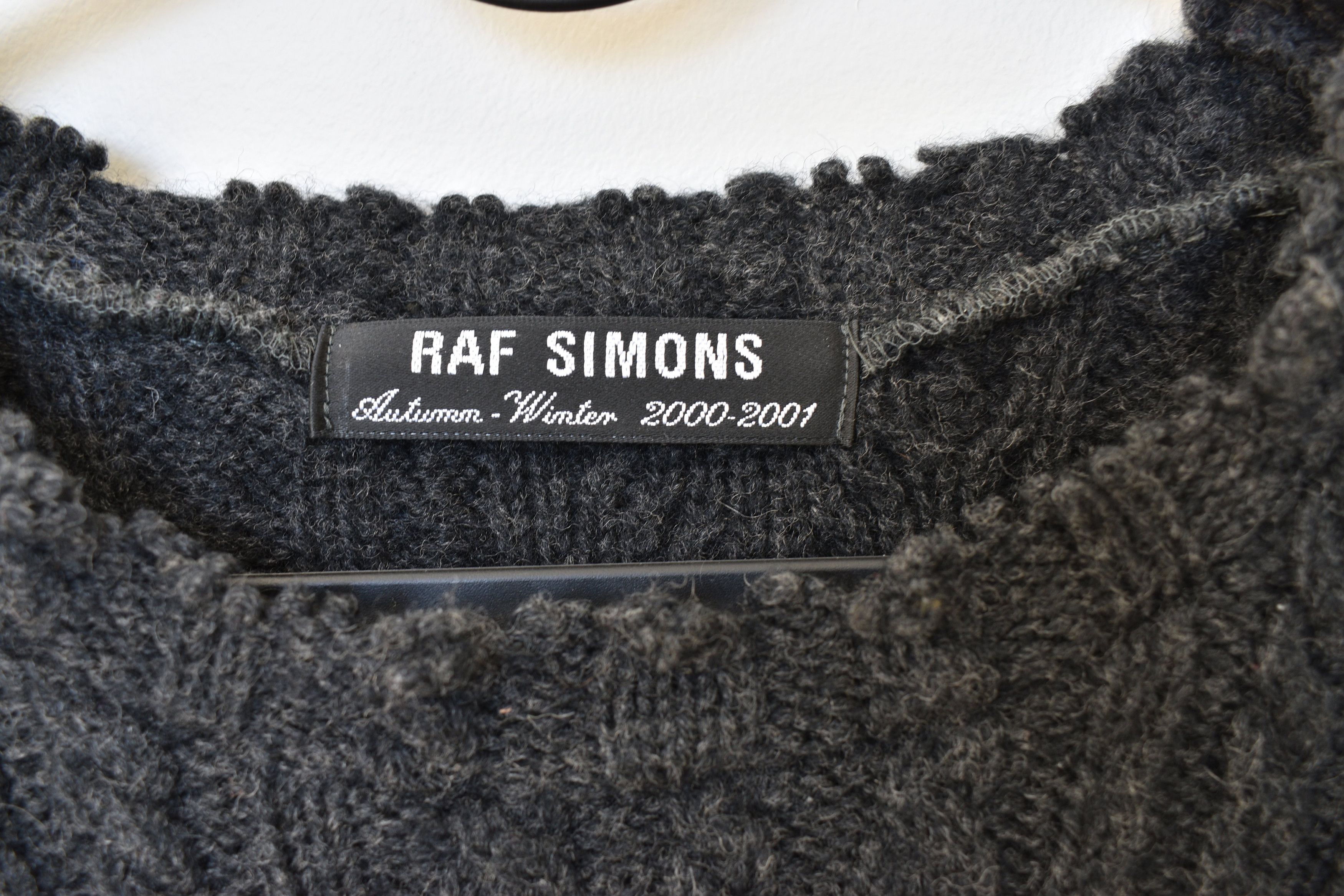 Raf Simons Raf Simons AW 2000-2001 Confusion Sleeveless Sweater Wool Size US S / EU 44-46 / 1 - 3 Thumbnail