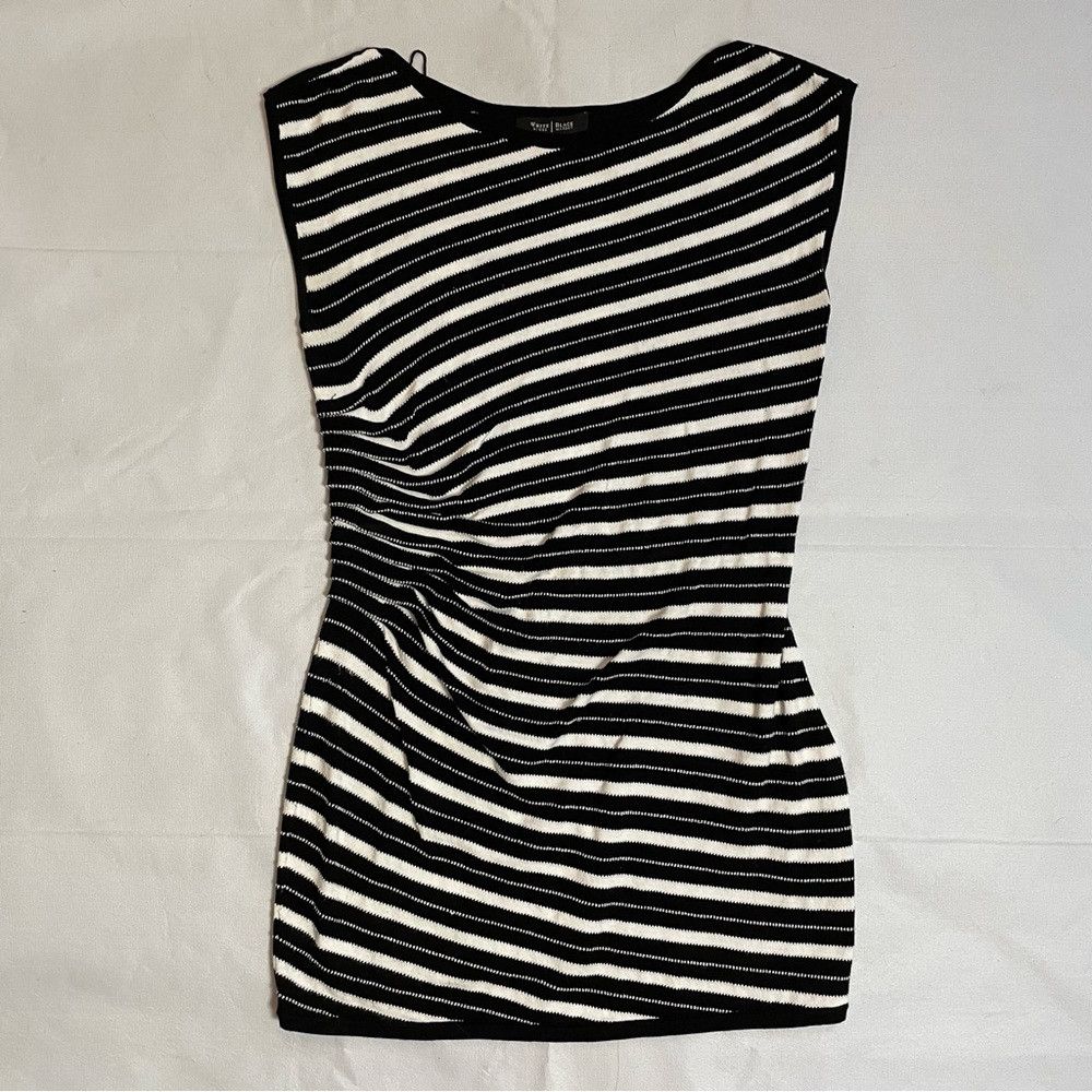 White House Black Market White House Black Market Striped Sleeveless Black White Min Size M / US 6-8 / IT 42-44 - 5 Thumbnail