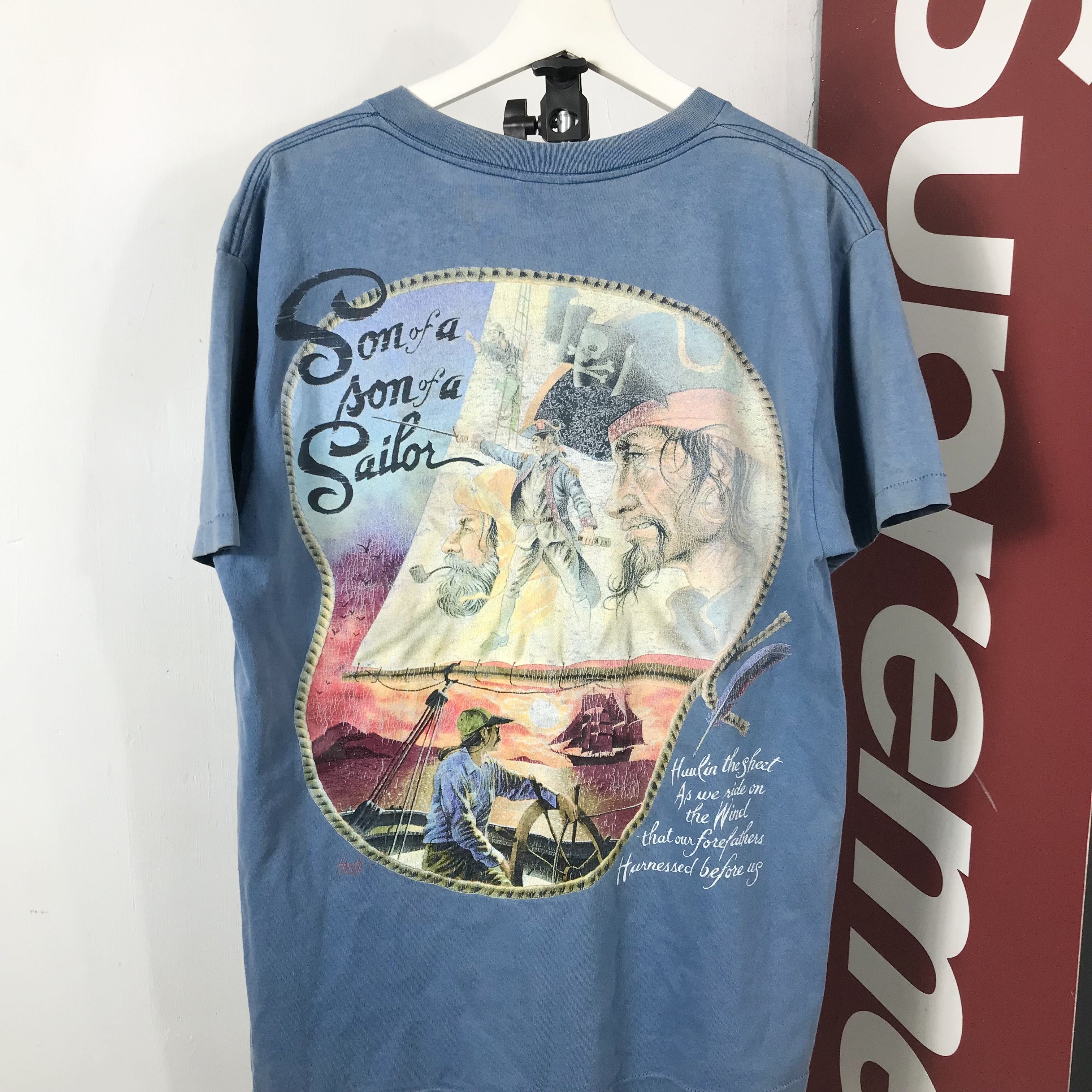 Vintage Vintage 90’s PIRATES OF CARIBBEAN shirt Size US L / EU 52-54 / 3 - 2 Thumbnail