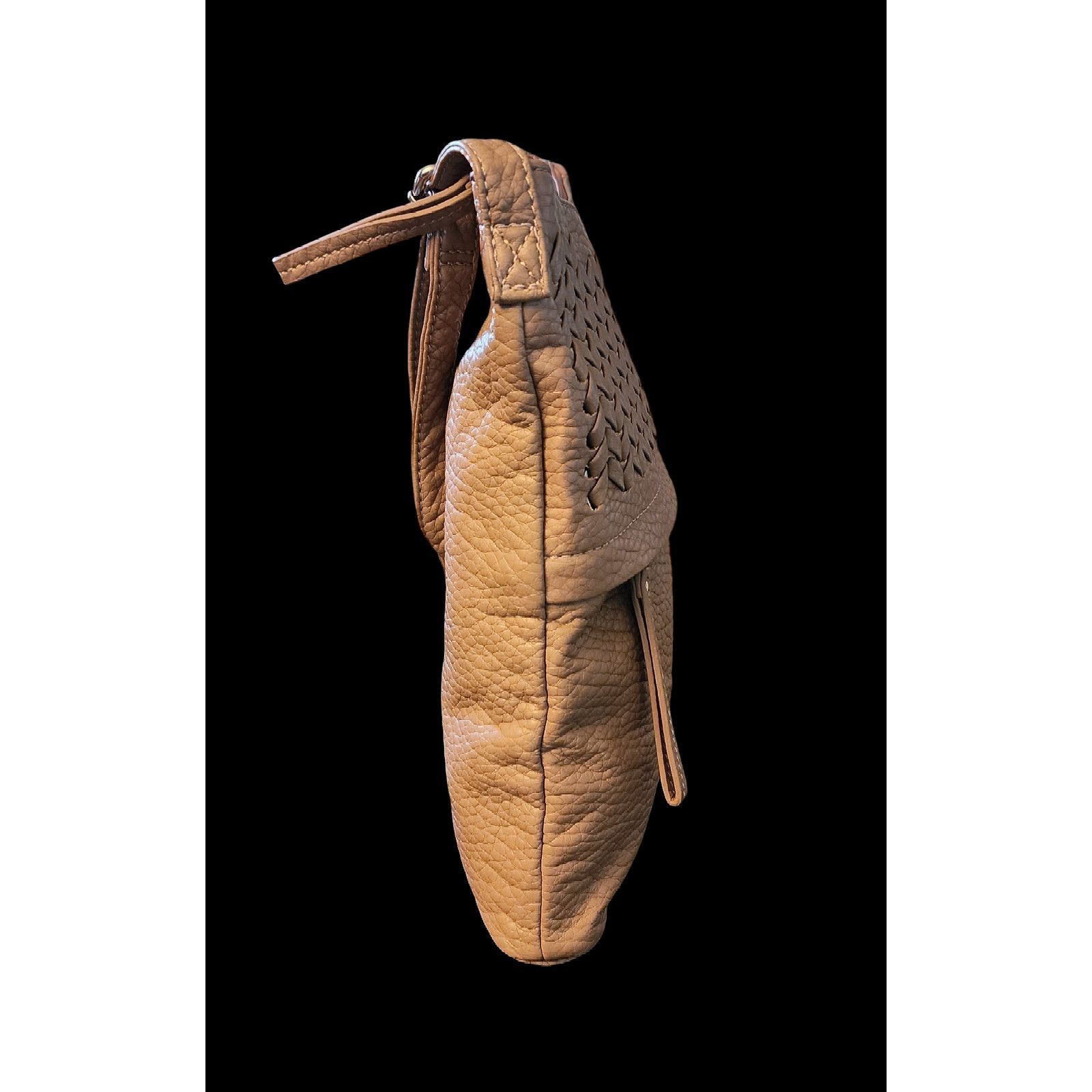 Marc Fisher Marc Fisher tan soft faux leather shoulder crossbody bag Size ONE SIZE - 8 Thumbnail