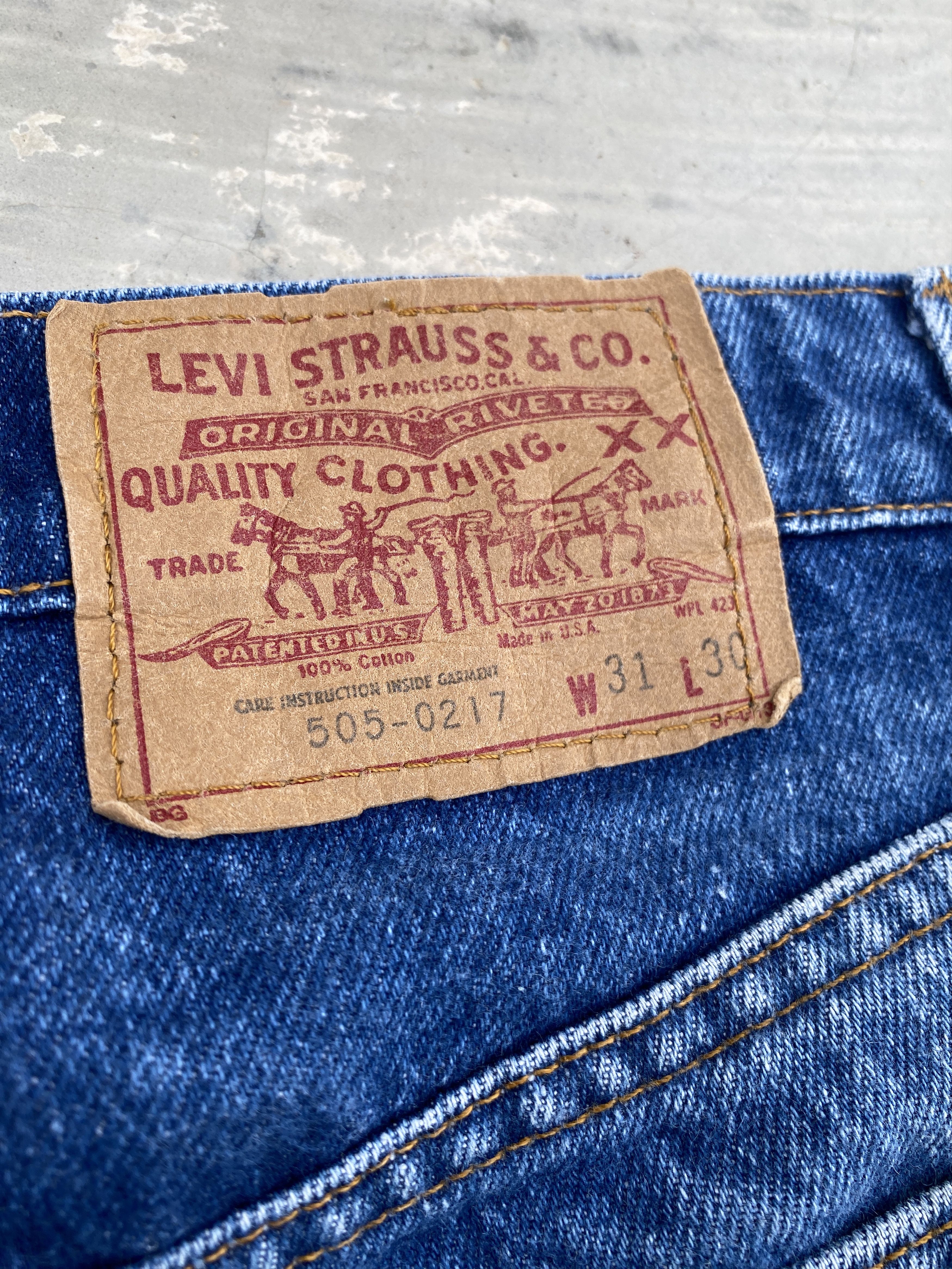 Levi's × Vintage Vintage 80s Levis 505 USA Jeans Size US 31 - 9 Thumbnail