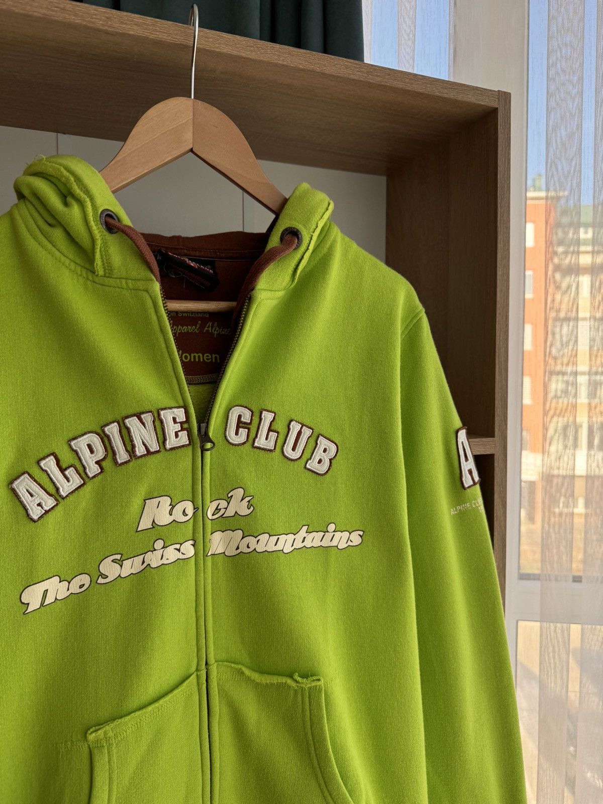 Hysteric Glamour Vintage Alpine Club Switzerland St. Moritz Green Hoodie Size US M / EU 48-50 / 2 - 4 Thumbnail