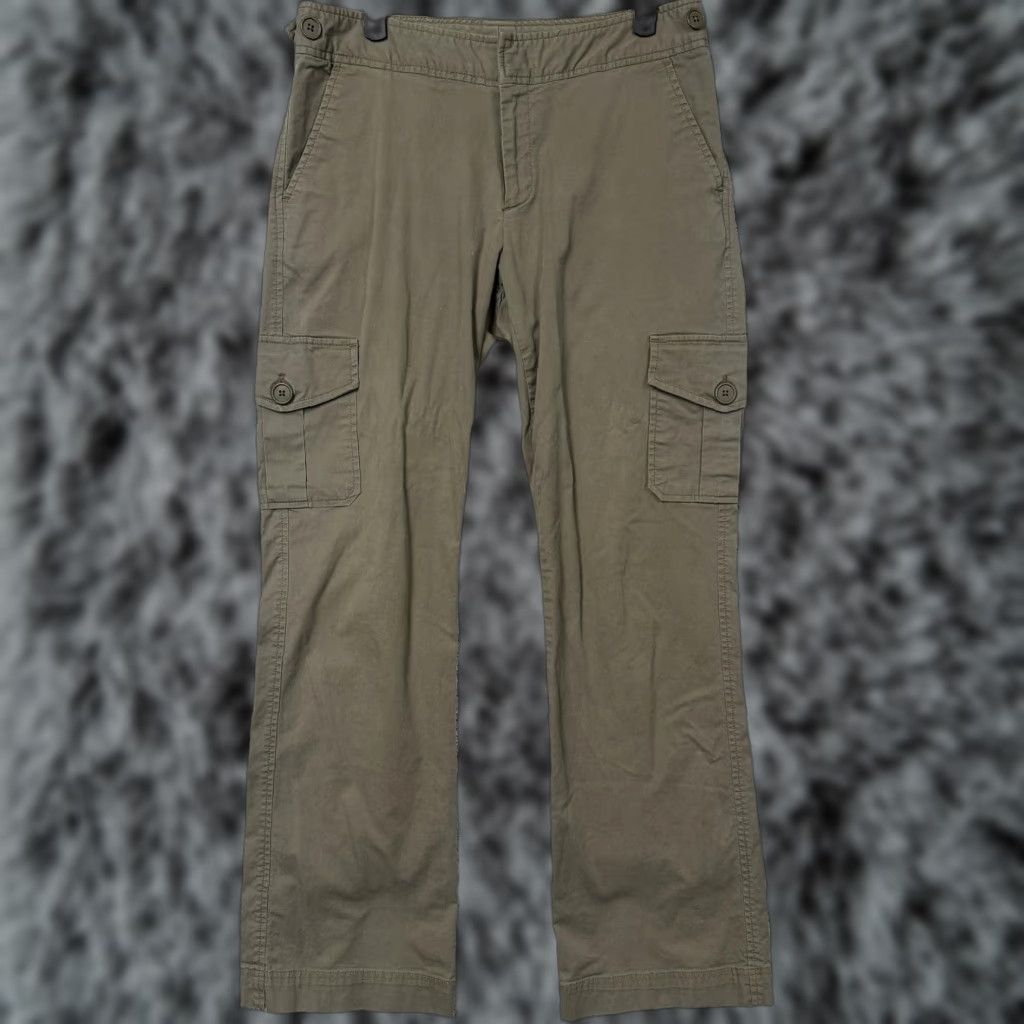 Gap GAP Pants 8P Military Green Cargo Twill Straight Leg Utility Hiking Gorpcore Size 30" / US 8 / IT 44 - 1 Thumbnail