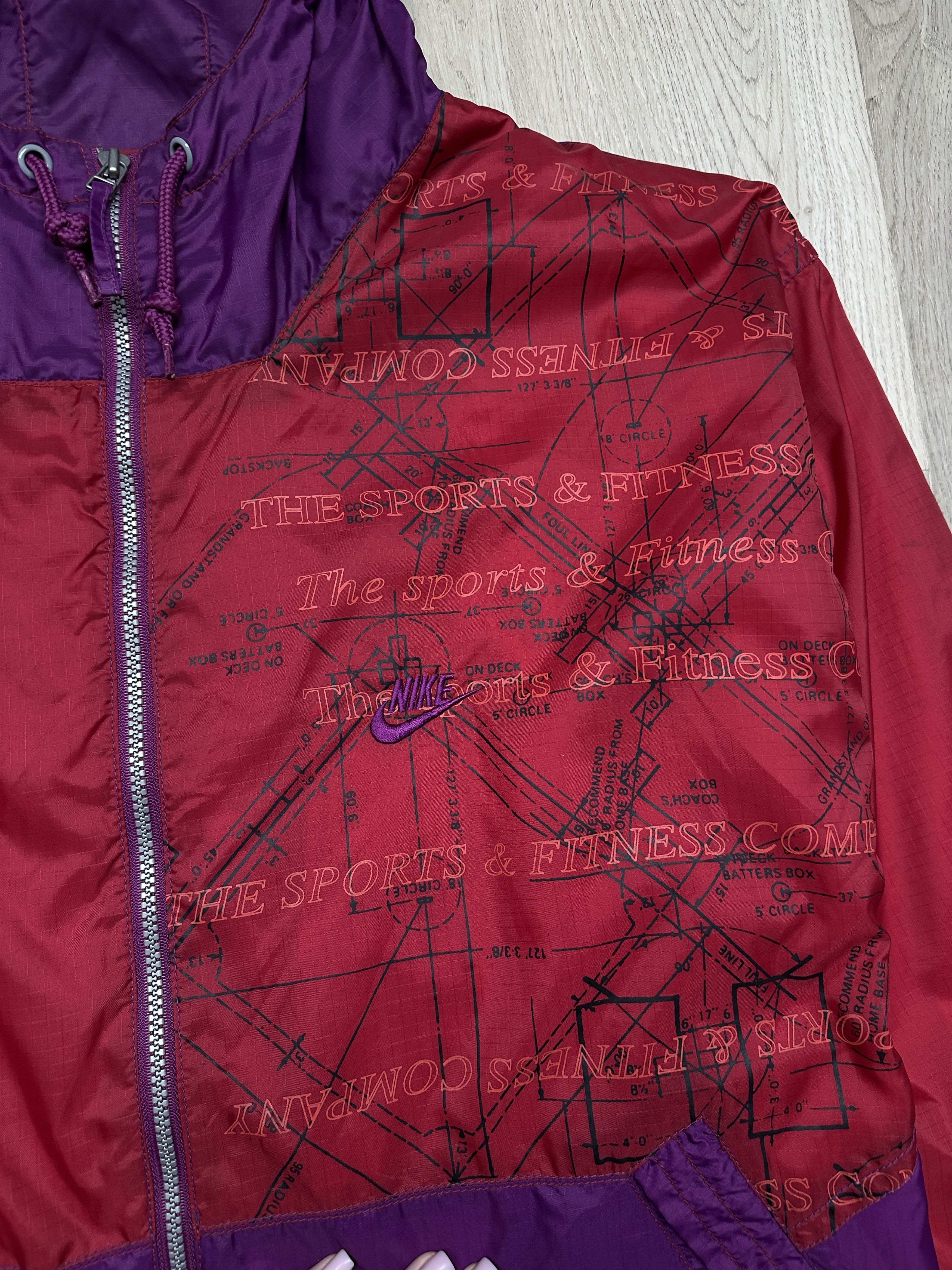 Nike Nike 90s Vintage Mens Nylon Track Suit Jacket + Pants Drill Size US 36 / EU 52 - 4 Thumbnail