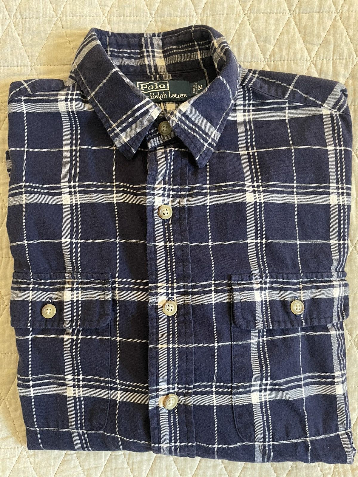 Polo Ralph Lauren Check Flannel Shirt Size US M / EU 48-50 / 2 - 1 Thumbnail