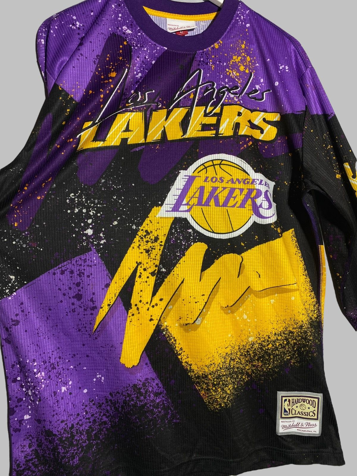 Mitchell & Ness 🔥 Y2K LAKERS MITCHELL & NESS LONGSLEEVE KOBE SHAQ DRIP Size US L / EU 52-54 / 3 - 3 Thumbnail