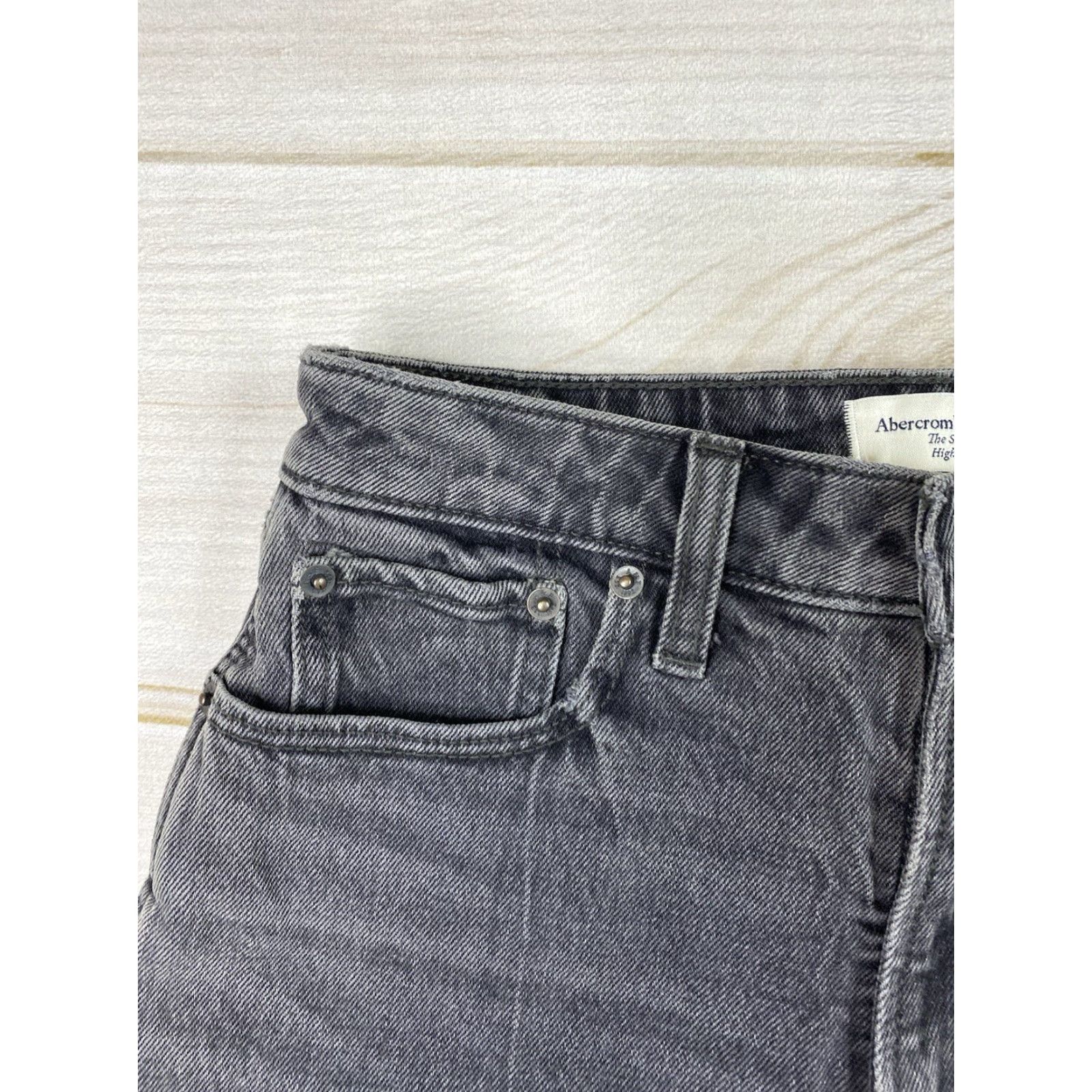 Abercrombie & Fitch Abercrombie & Fitch Jeans Women's 26 Black The Skinny High Rise Curve Love Denim Size 26" / US 2 / IT 38 - 2 Thumbnail
