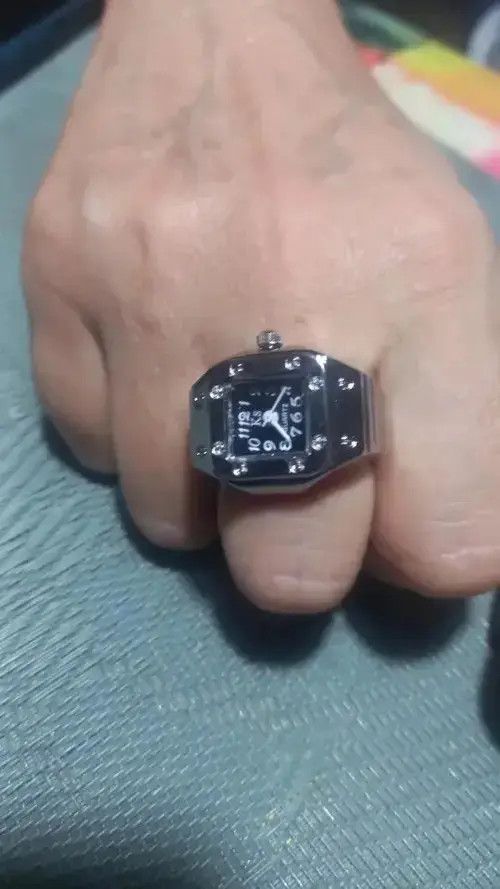 Jewelry Finger Watch Adjustable Ring Size ONE SIZE - 1 Thumbnail