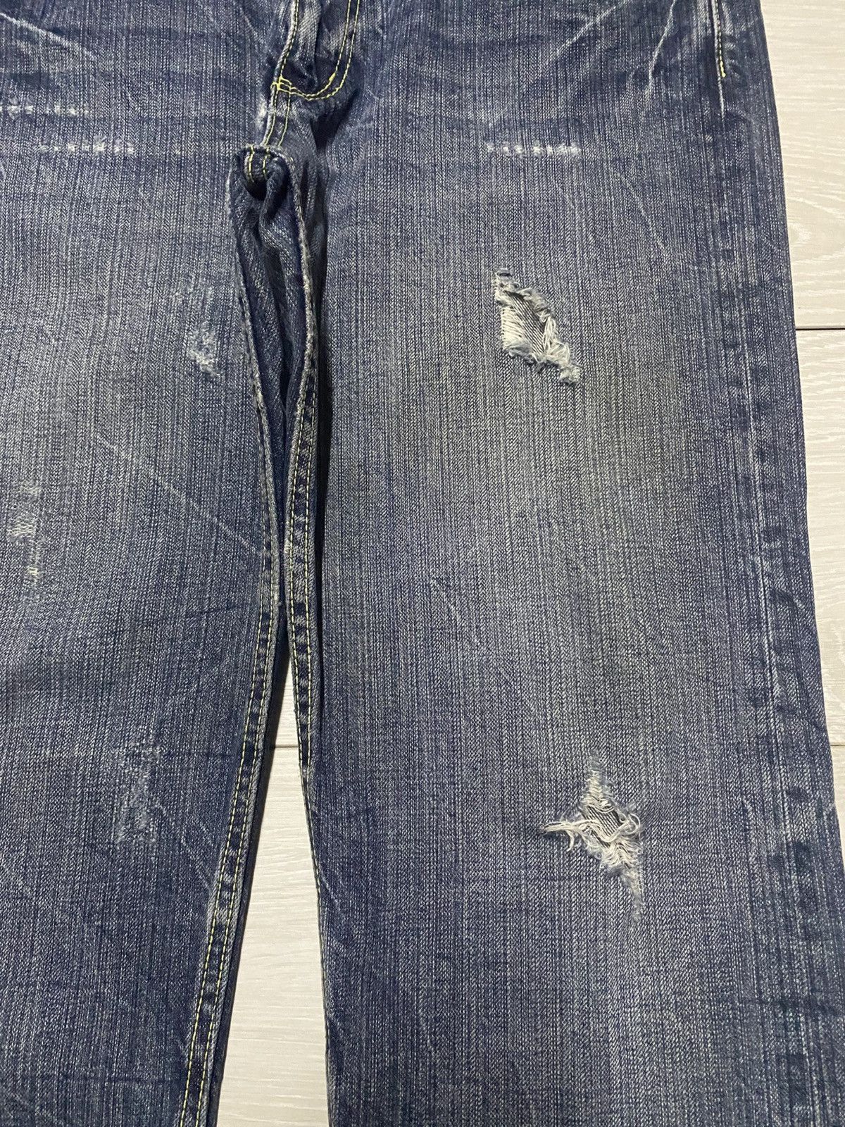 Japanese Brand Japanese Brand Theoria Jeans Twist Leg Straight Jeans Size US 35 - 8 Thumbnail