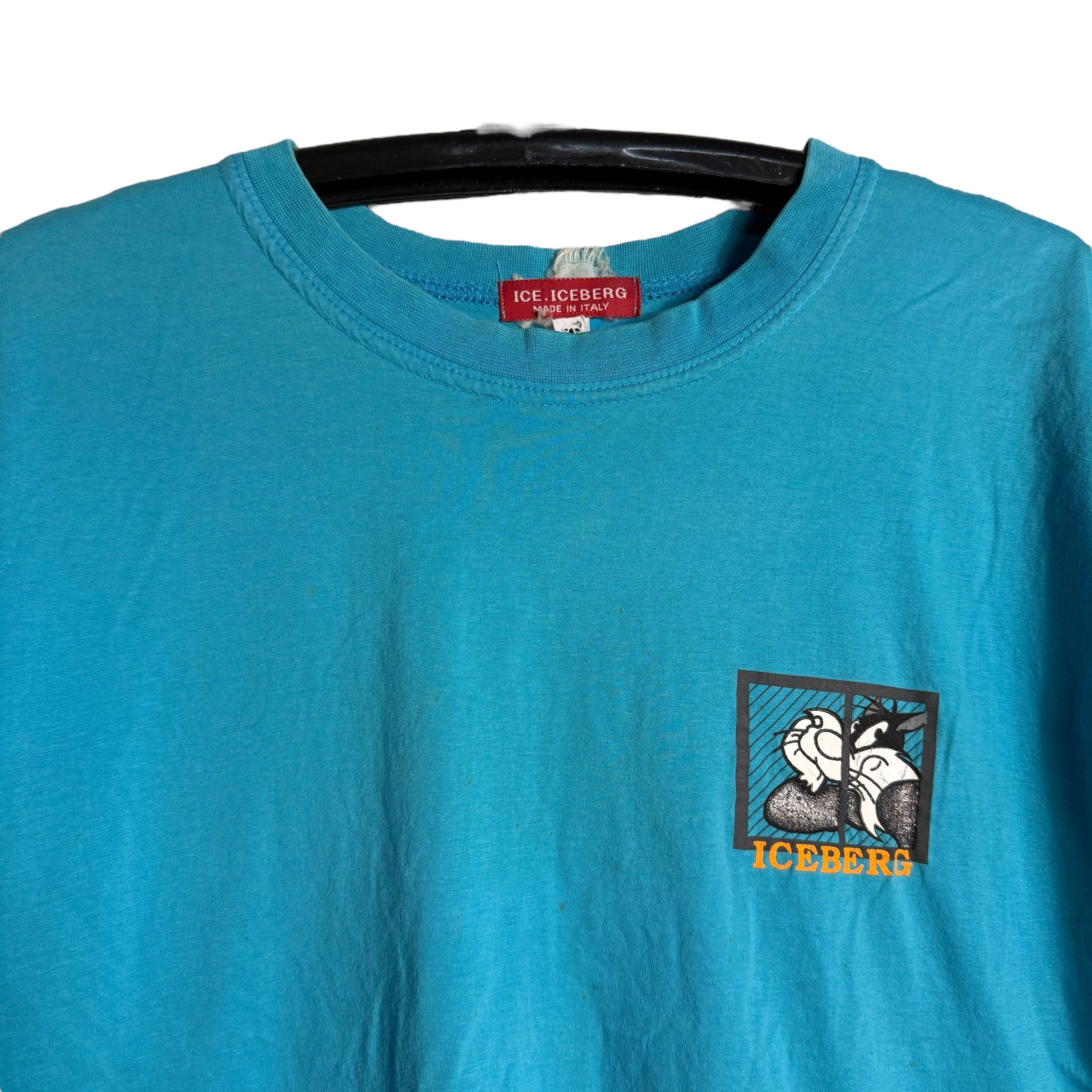 Iceberg 🔥RARE🔥Vintage Icerberg x Sylvester Warner Bros OVP T-shirt Size US XL / EU 56 / 4 - 2 Thumbnail