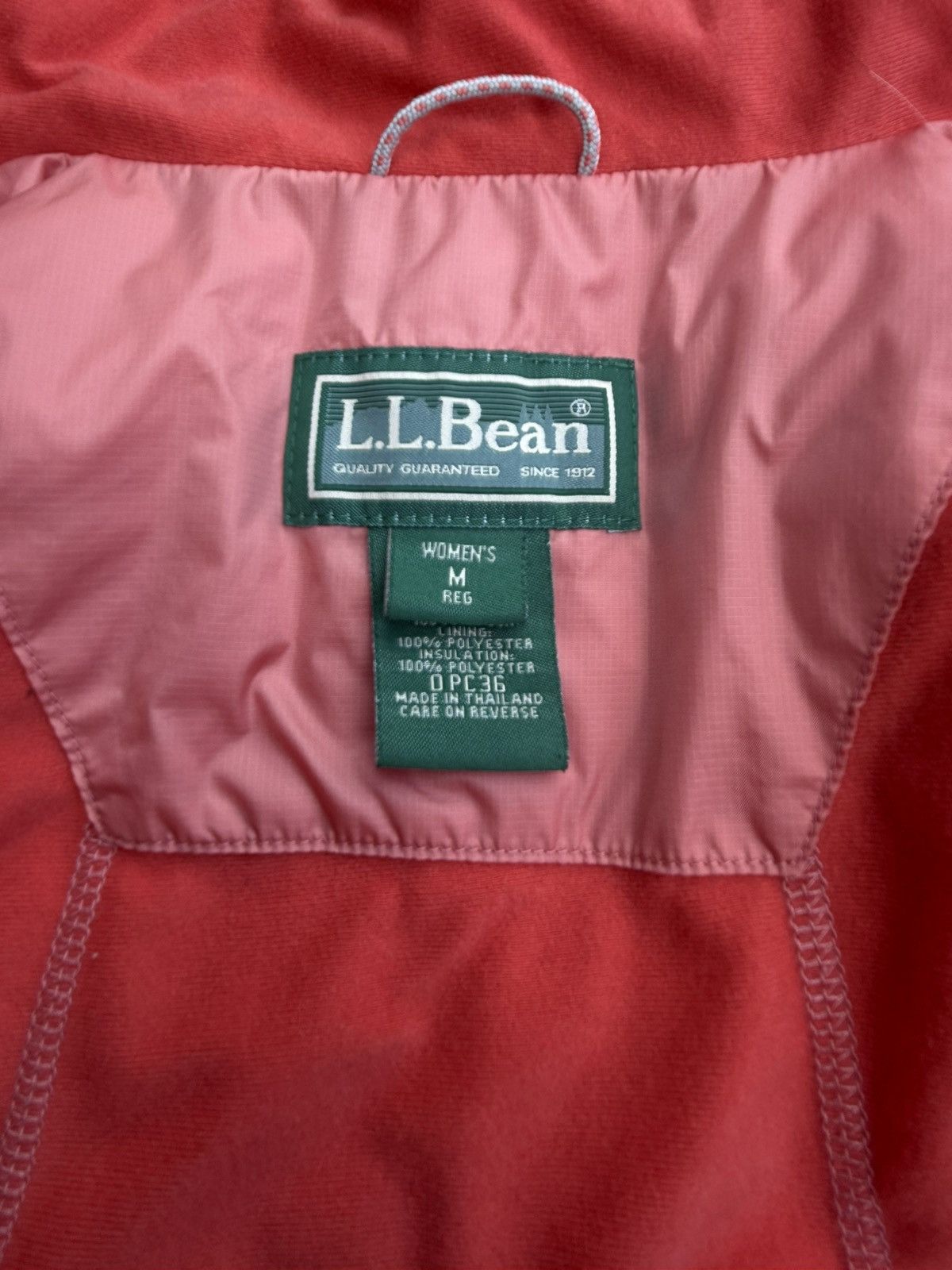 L.L. Bean LL Bean Coral Quilted Zip Vest Side Pocket Fleece Medium Size M / US 6-8 / IT 42-44 - 8 Thumbnail