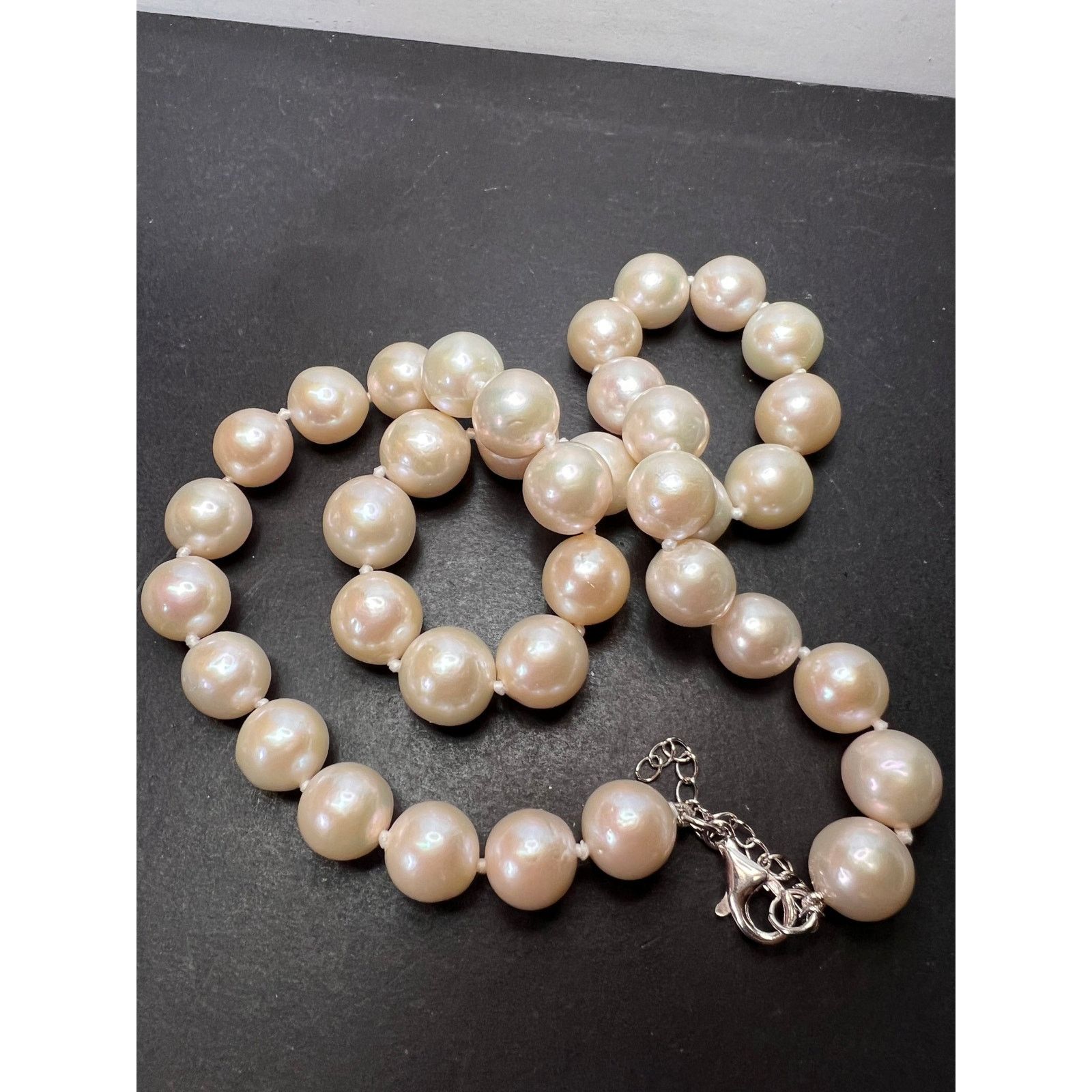 Other Cultured Pearl Rhodium Over Sterling Silver Necklace 20inch Size ONE SIZE - 7 Thumbnail