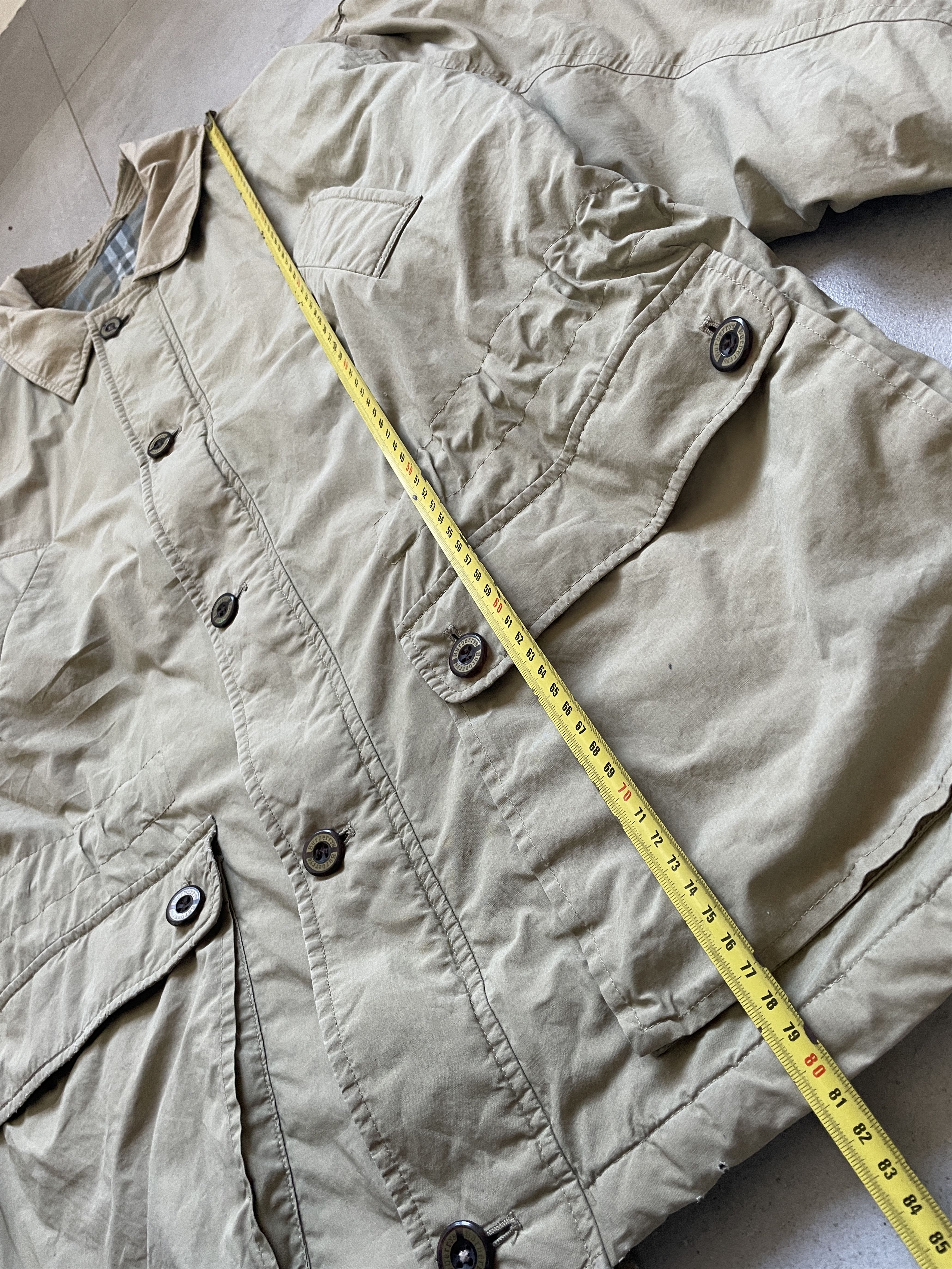 Burberry VINTAGE 90S BURBERRYS OLD MONEY BEIGE COAT JACKET Size US M / EU 48-50 / 2 - 14 Thumbnail