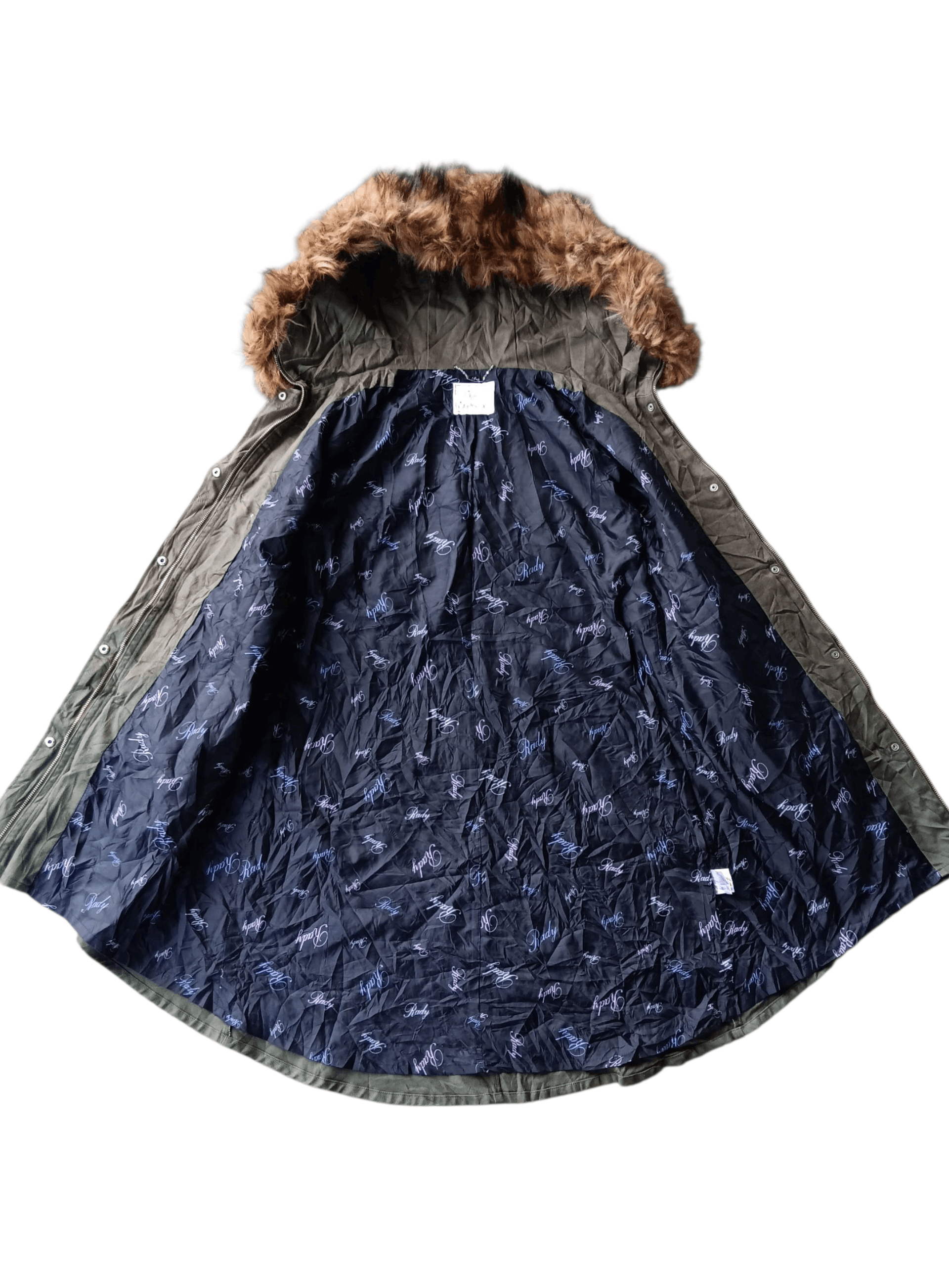 Japanese Brand Rady fur parka jacket Size S / US 4 / IT 40 - 5 Thumbnail