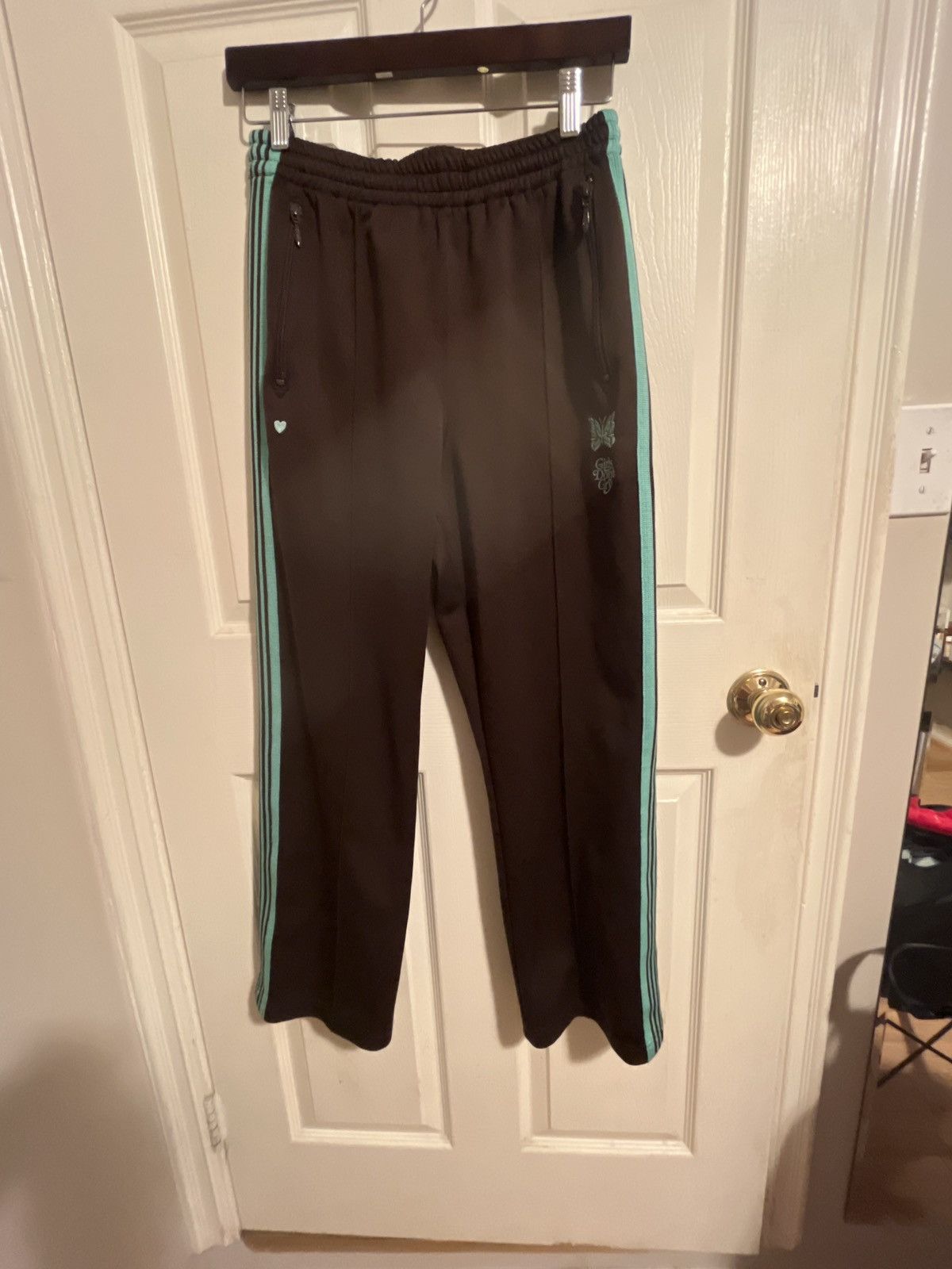 Needles × Girls Don't Cry Track Pants L Needles × Girls Don't Cry Pants brown XS Used | eBay