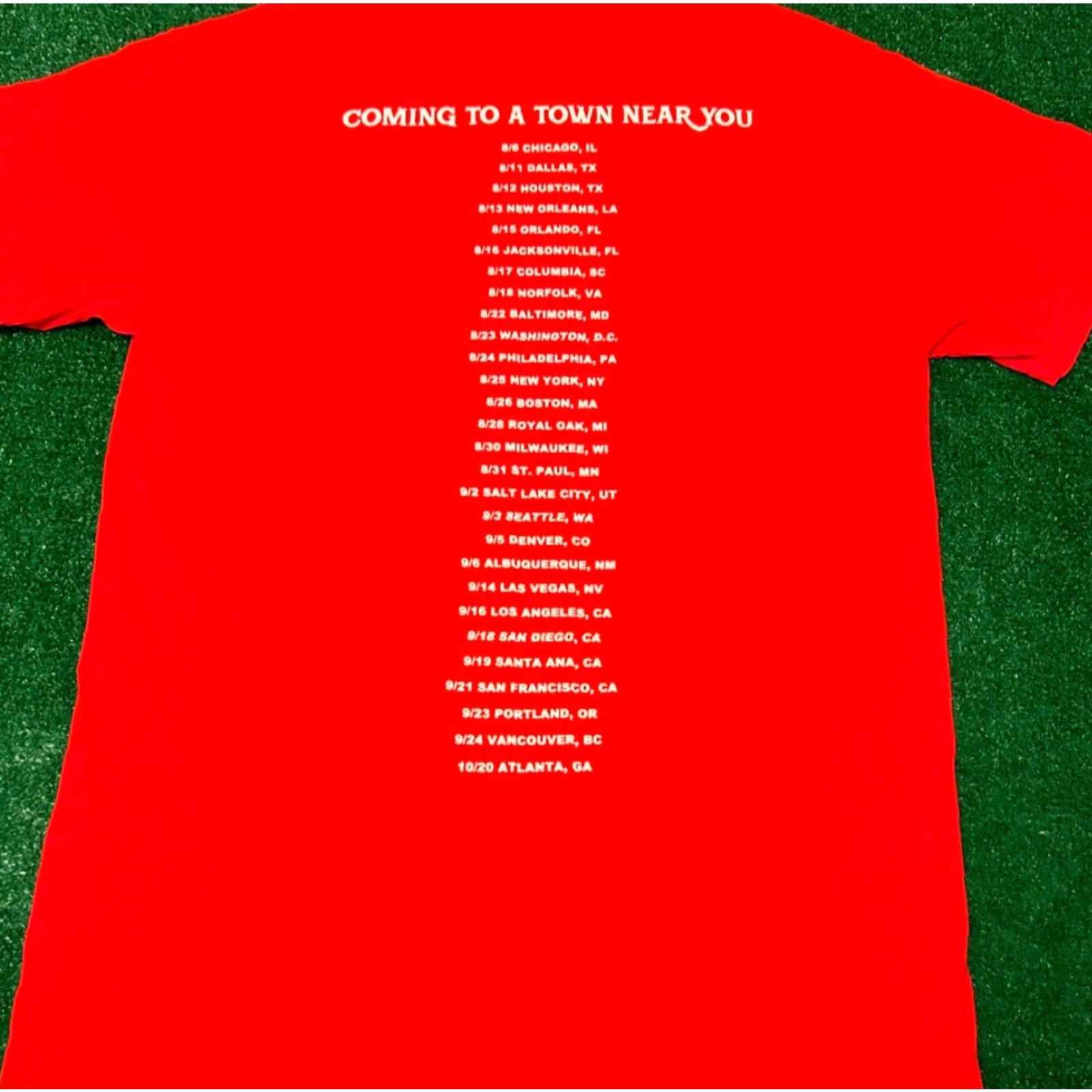 Vintage VINTAGE Lil Yachty Pizza Yachtys Pizzeria Tour 2017 Shirt Mens Medium Red Hip Hop 90s Rap Shirt Mens Size US M / EU 48-50 / 2 - 2 Thumbnail