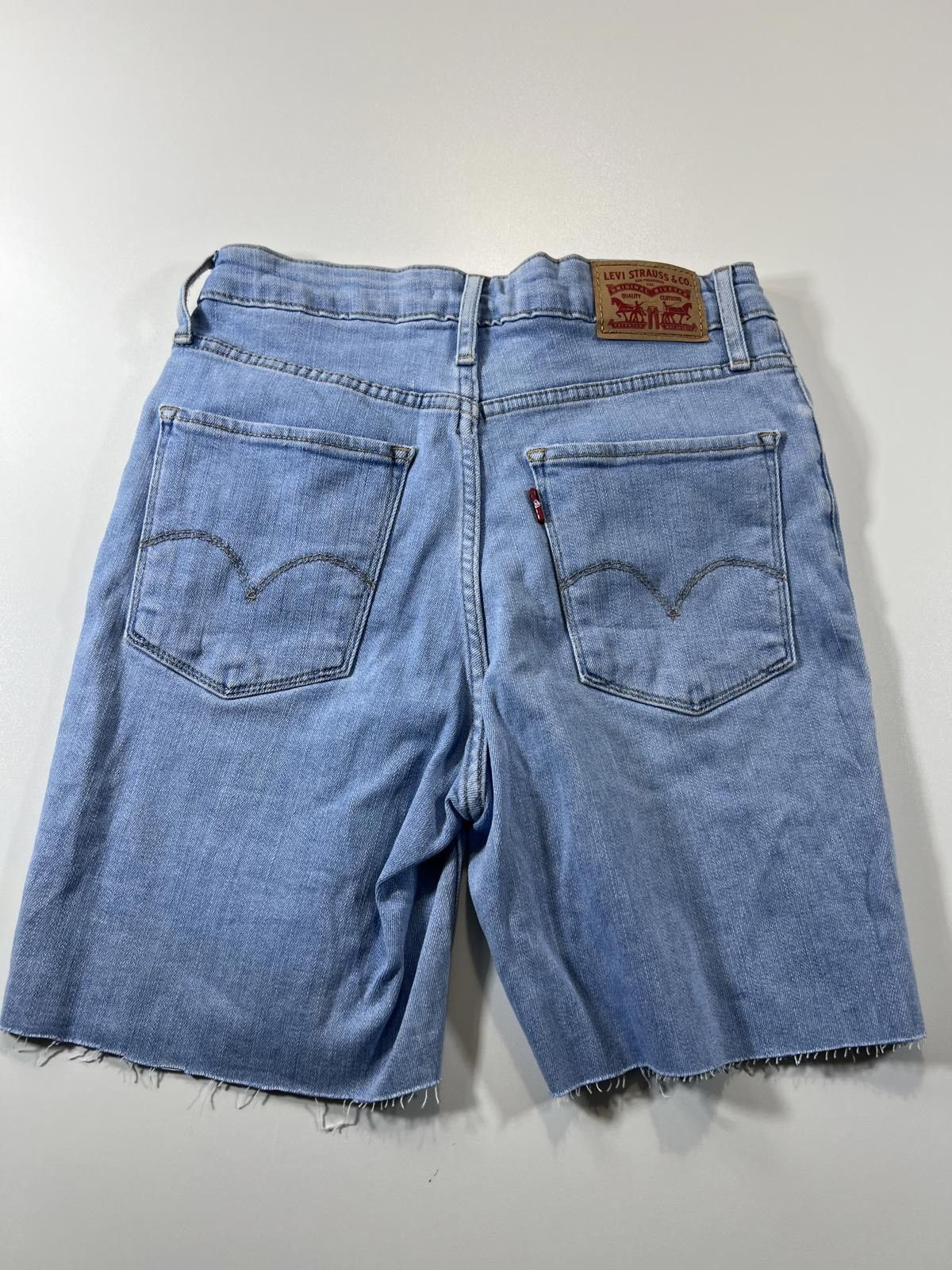 Levi's Levi's 721 Light Blue Denim Cutoff Shorts 27 Size 27" / US 4 / IT 40 - 9 Thumbnail