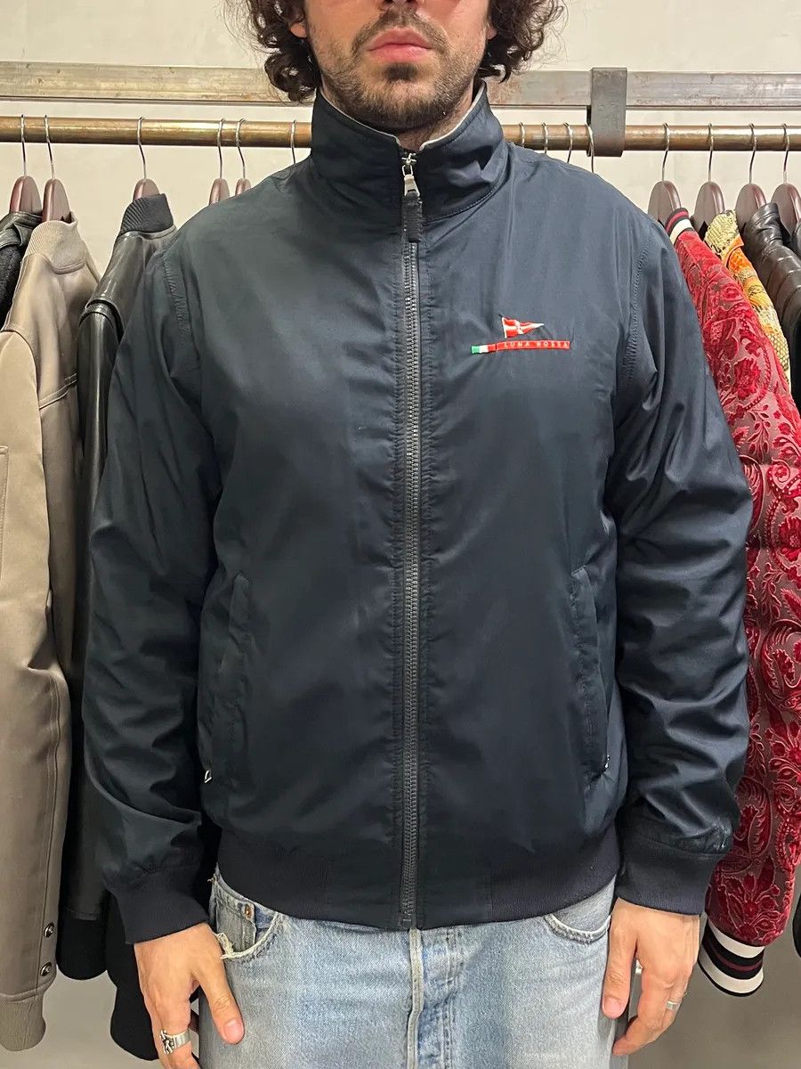Prada 2000s Luna Rossa Fleece Lining Navy Jacket Size US M / EU 48-50 / 2 - 2 Thumbnail