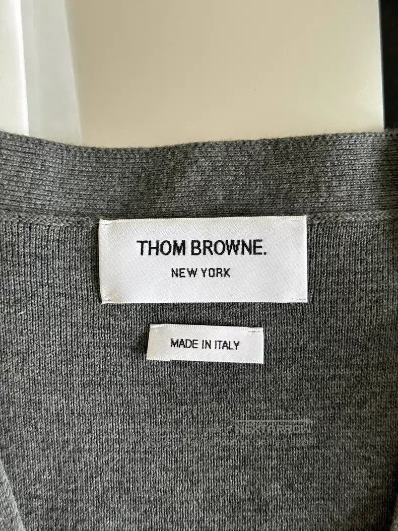 Thom Browne Thom Browne Grey Cardigan Size US L / EU 52-54 / 3 - 4 Thumbnail