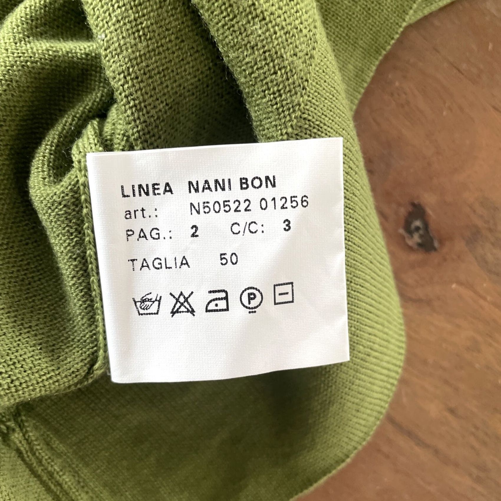 Vintage VINTAGE NANI BON Sweater Mens M Green 100% Wool Mock Neck Cable-Knit Classic Designer Italy Size US M / EU 48-50 / 2 - 4 Thumbnail