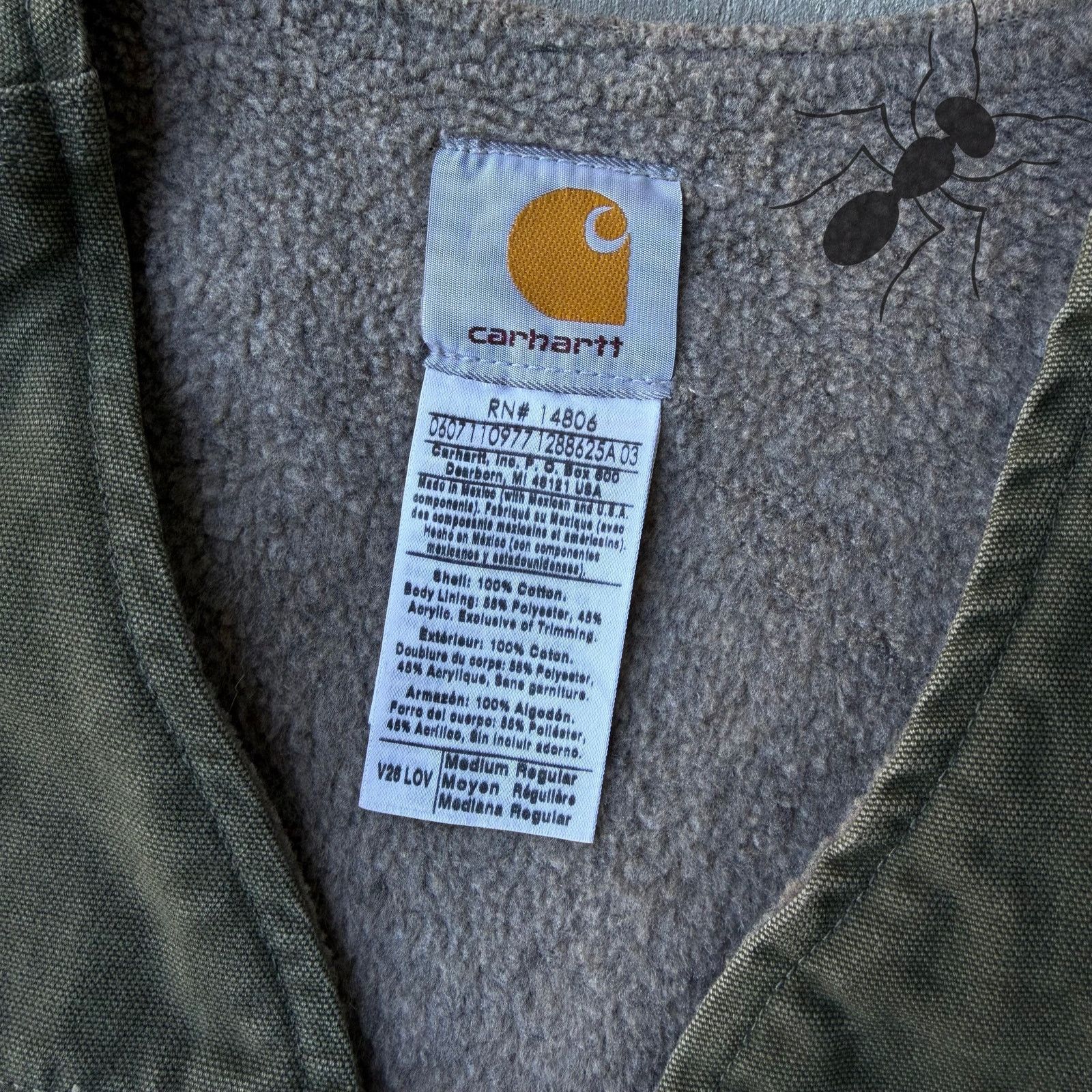 Carhartt × Vintage Carhartt V26 LOV green work wear vest Size US M / EU 48-50 / 2 - 3 Thumbnail