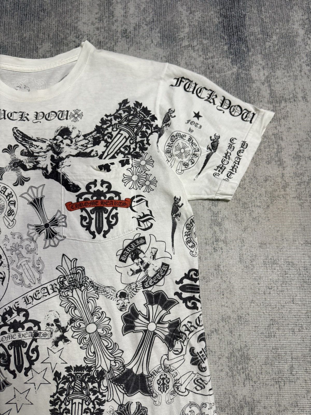 Chrome Hearts RARE! AOP MULTI LOGO Chrome Hearts Size US M / EU 48-50 / 2 - 3 Thumbnail