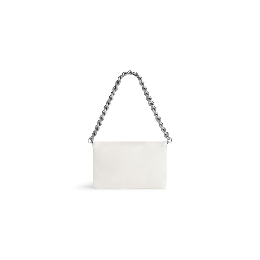 Balenciaga o1la1rc1a1125 Size: OS / BB Soft Flap Bag in White Size ONE SIZE - 3 Thumbnail