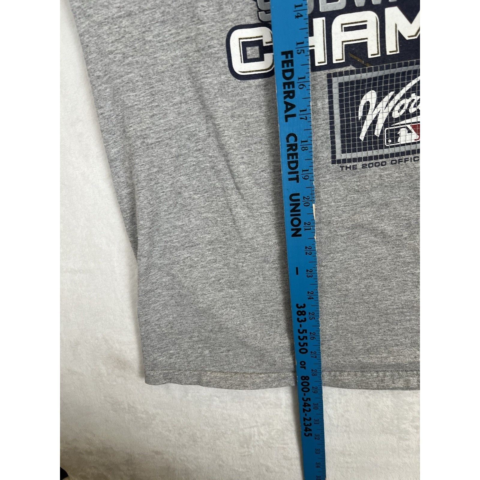 Lee Vintage New York Yankees 2000 Subway Series World Series Cha Size US XXL / EU 58 / 5 - 3 Thumbnail