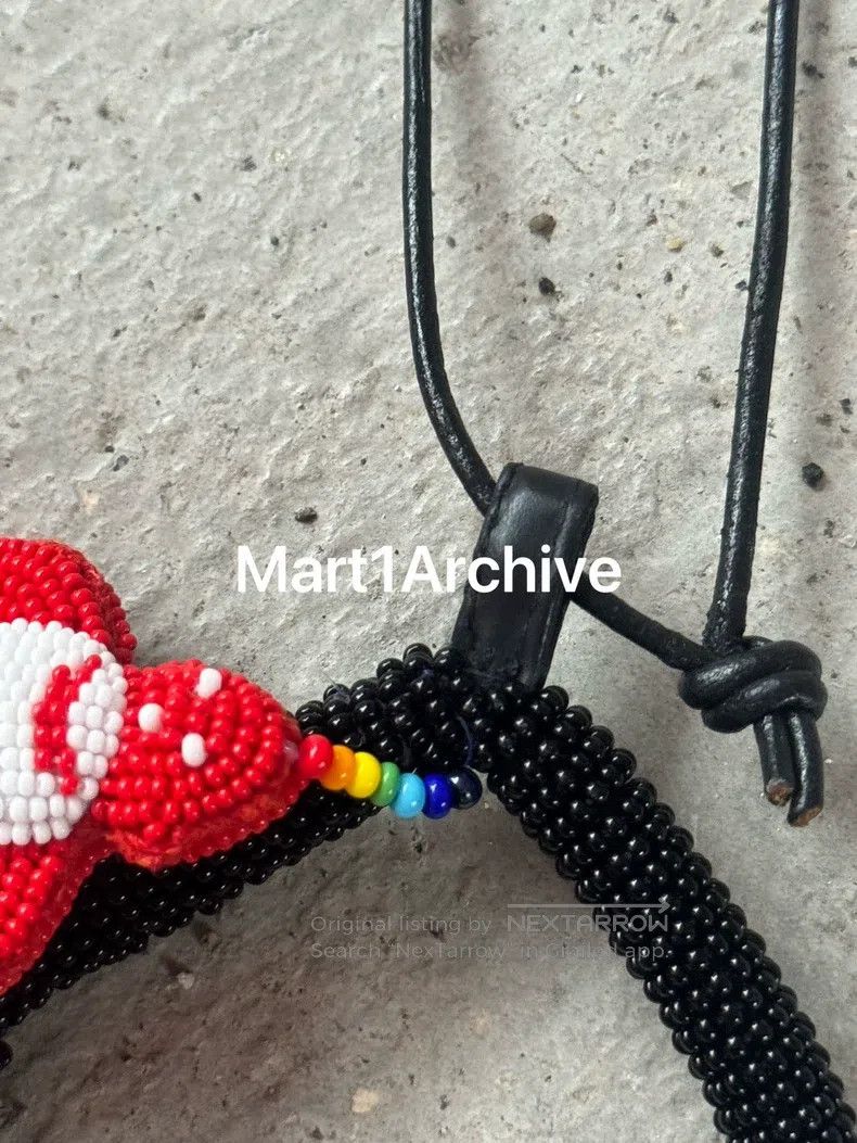 Walter Van Beirendonck Walter Van Beirendonck Beaded Doll Necklace Size ONE SIZE - 5 Thumbnail