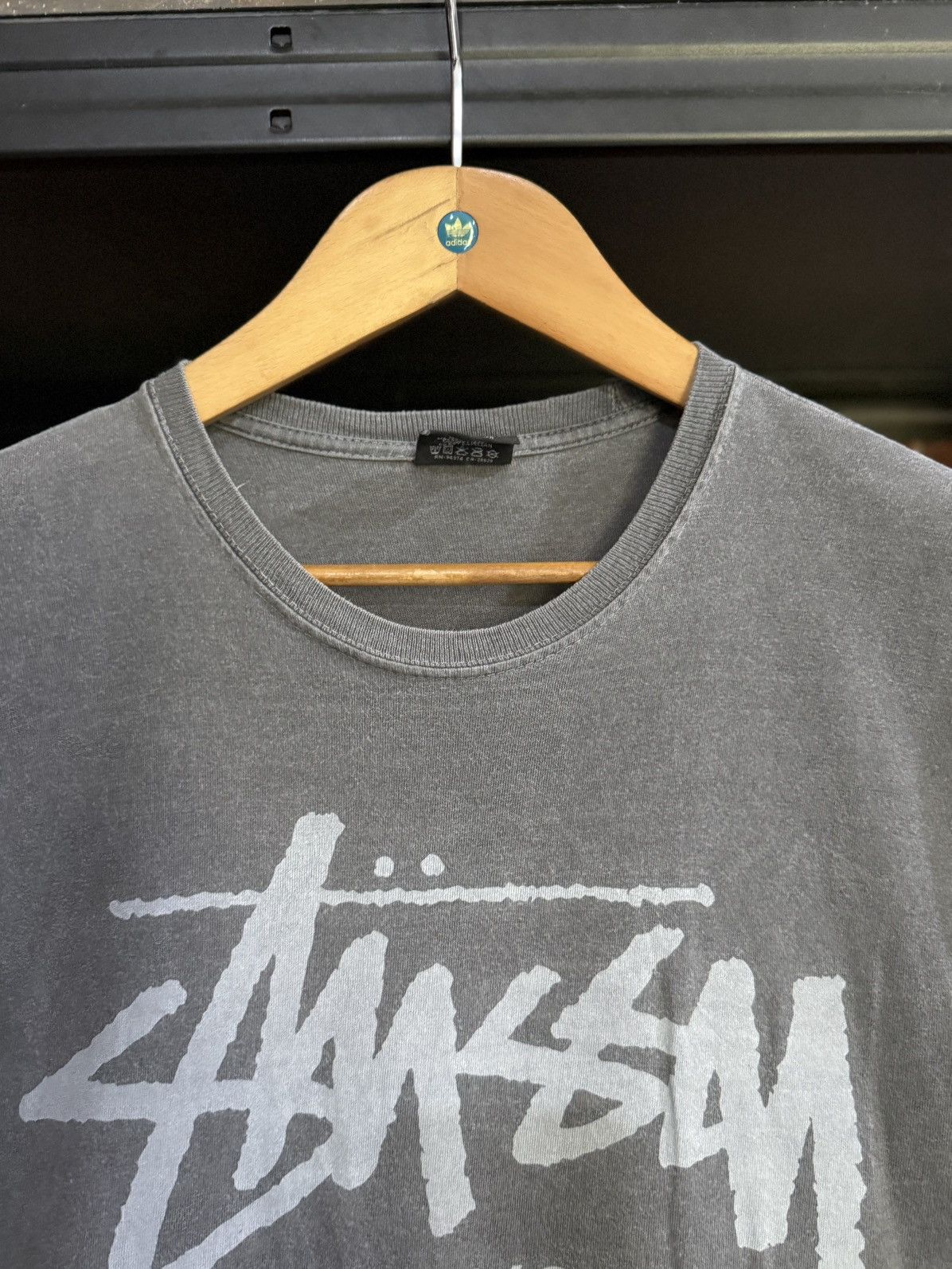 Stussy Vintage Stussy Tour Streetwear Faded Black Tee Size US M / EU 48-50 / 2 - 4 Thumbnail