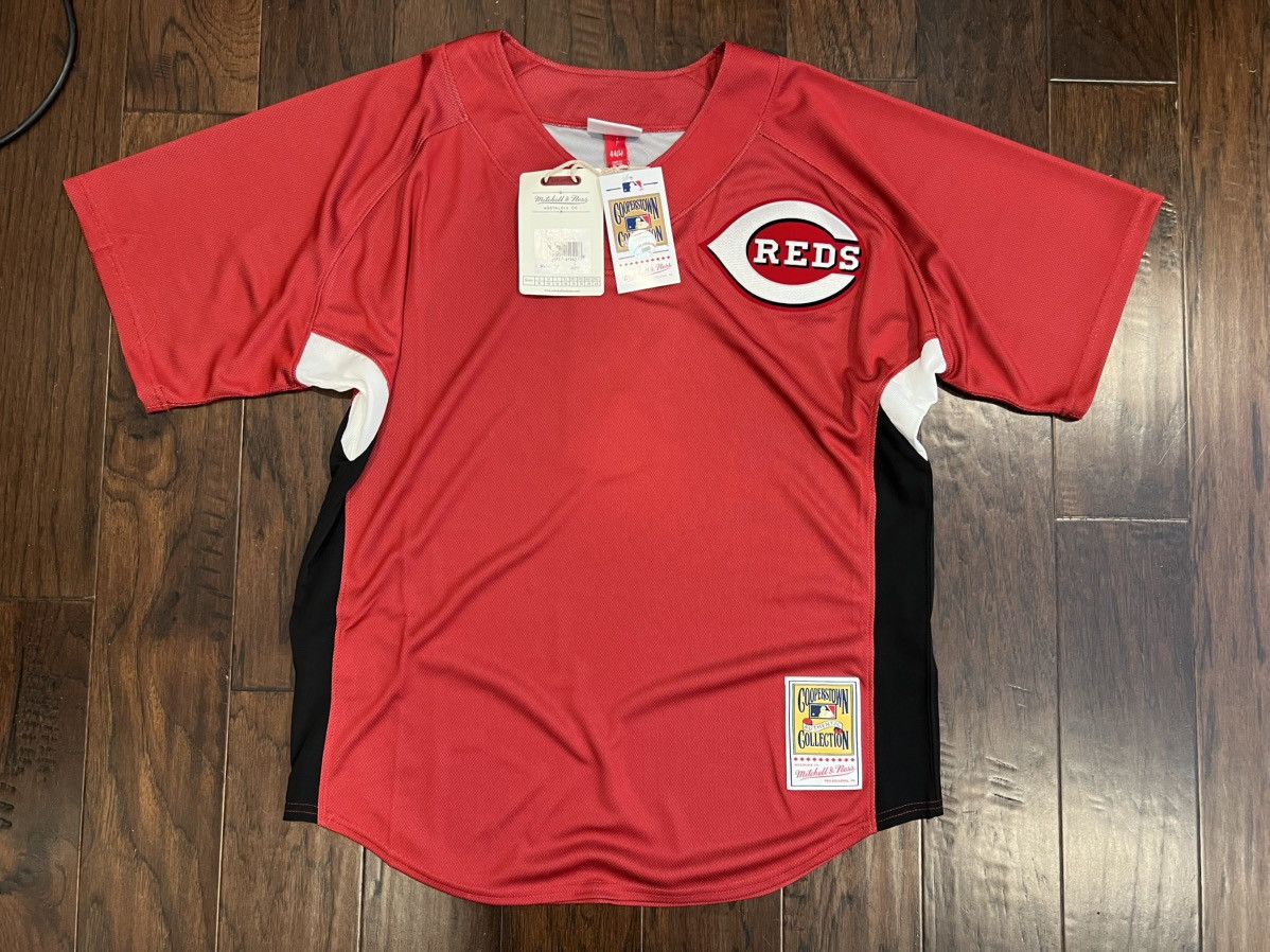Mitchell & Ness Mitchell & Ness Cincinnati Reds Ken Griffey Jr. BP Jersey Size US L / EU 52-54 / 3 - 1 Thumbnail