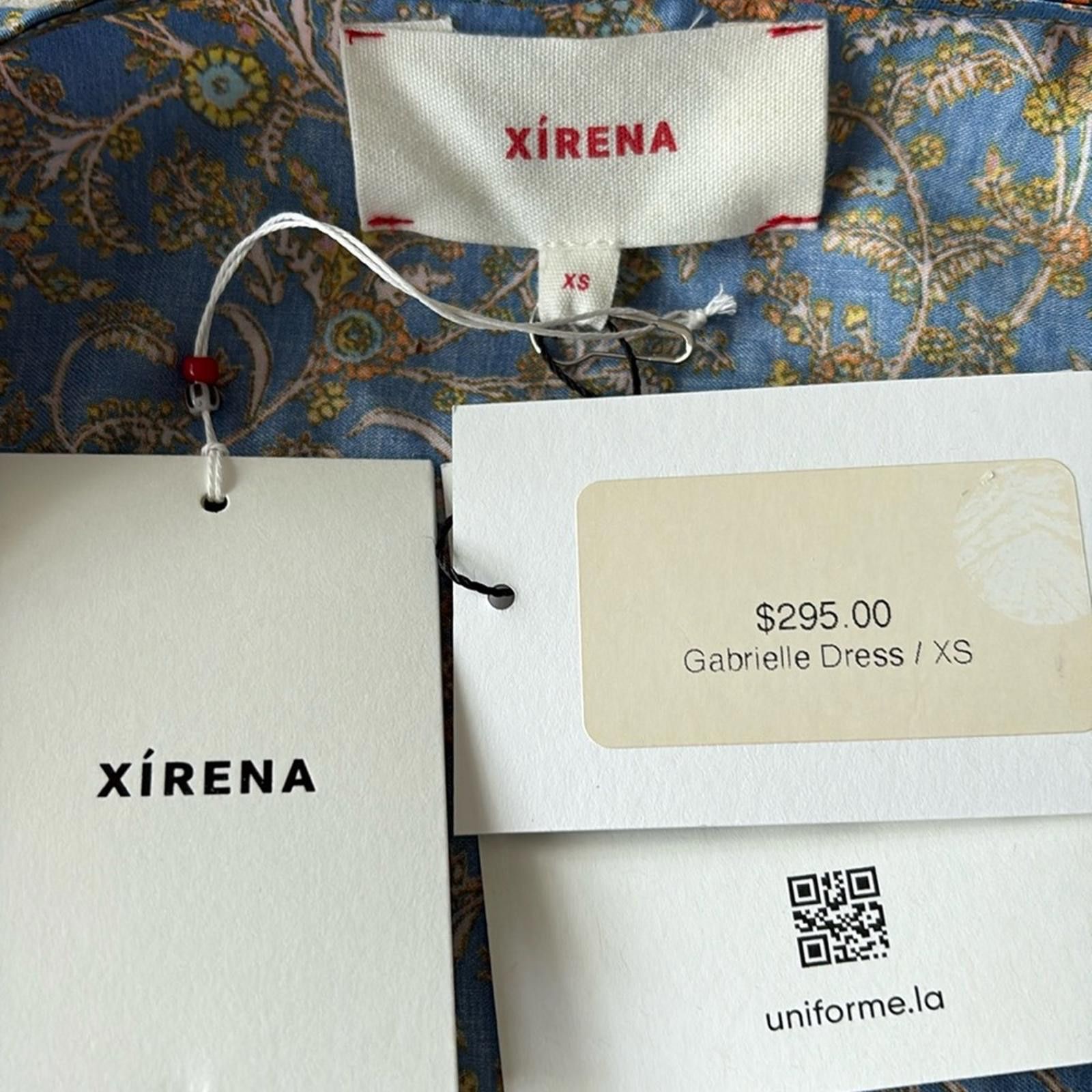 Xirena XíRENA Gabrielle Cutout Dress In Bleu Flora Size XS NWT Size XS / US 0-2 / IT 36-38 - 12 Thumbnail