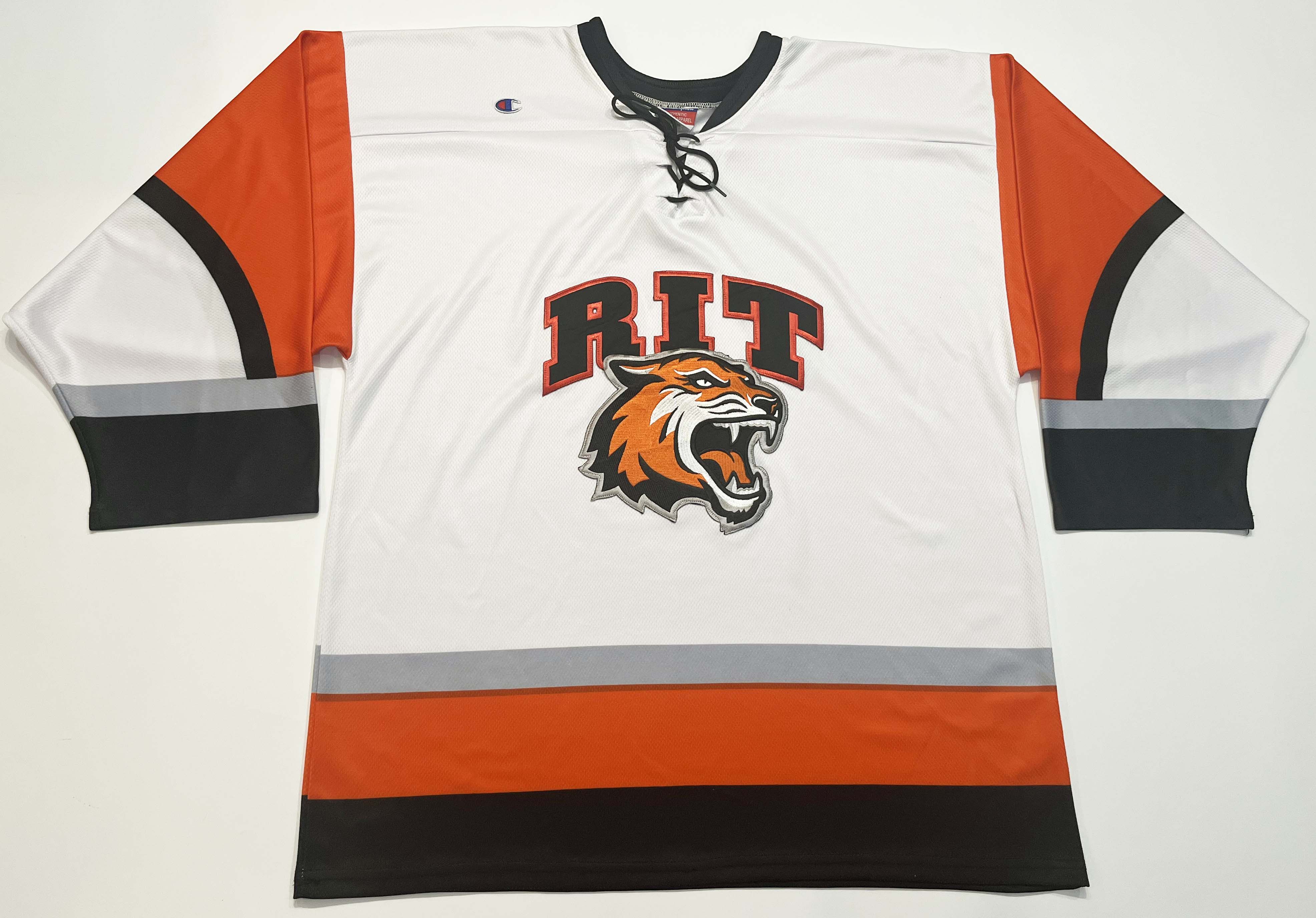 Champion Champion RIT Tigers Rochester Technology Hockey Jersey Size US M / EU 48-50 / 2 - 1 Thumbnail