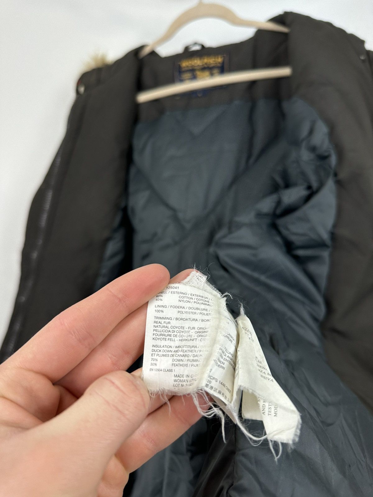 Woolrich Woolen Mills Vintage Woolrich Women's Real Fur Down Arctic Parka Jacket Size L / US 10 / IT 46 - 18 Thumbnail