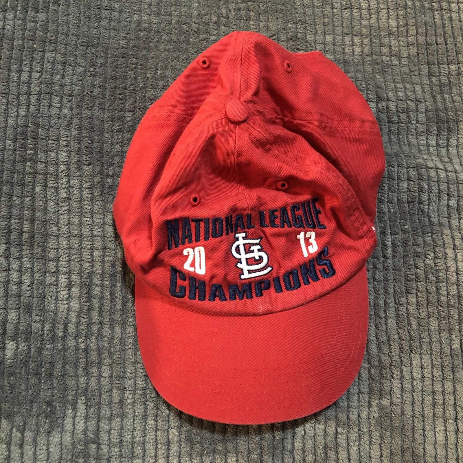 47 NATIONAL LEAGUE CHAMPIONS 2013 St Louis Cardinals Hat Size ONE SIZE - 5 Thumbnail