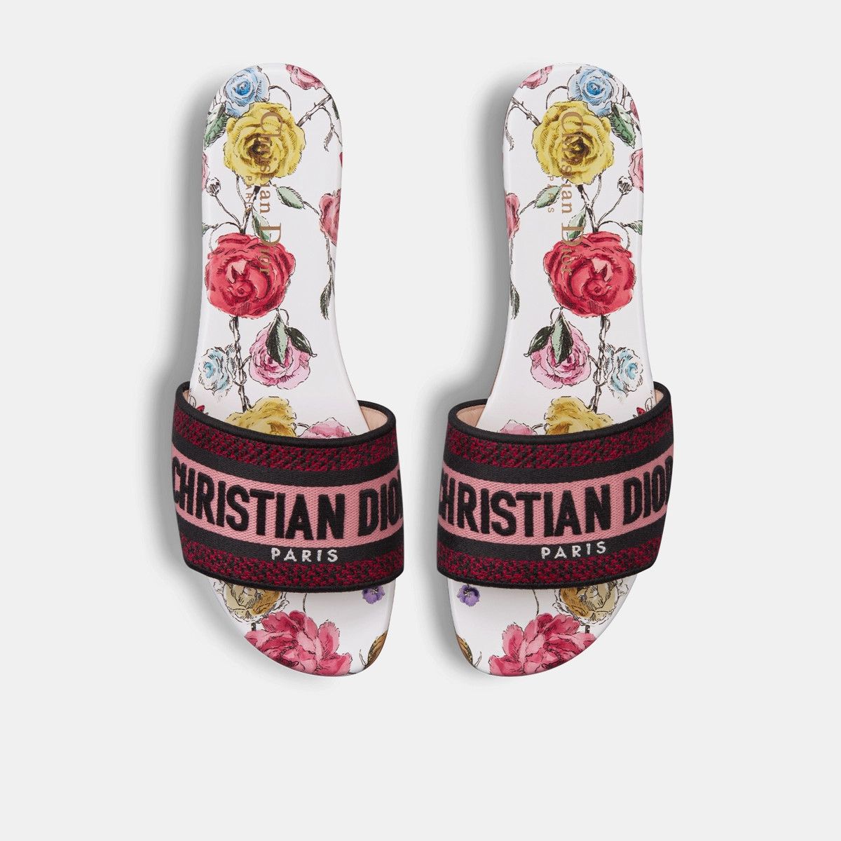 Dior o1bcso1str0226 Dway Slide in White/Multicolor Size US 7 / IT 37 - 3 Thumbnail