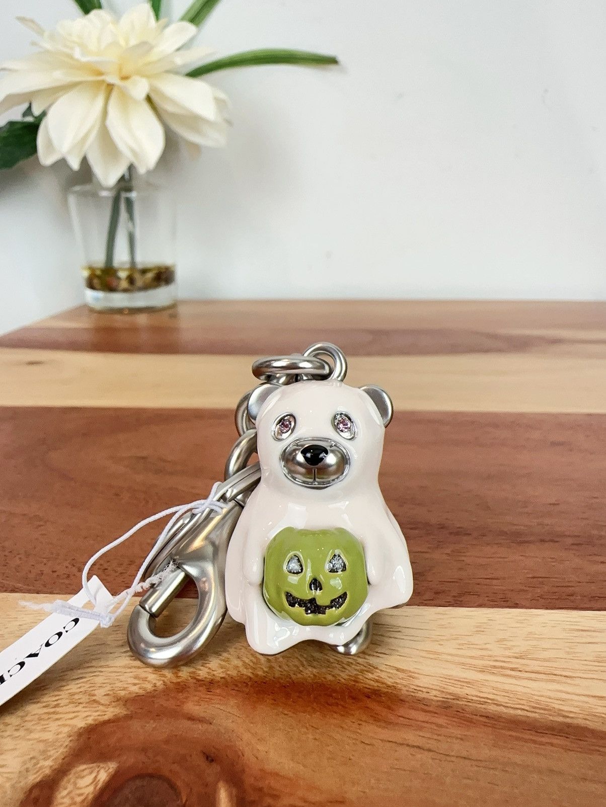 Coach NWT Coach Halloween Ghost Bear Bag Charm Size ONE SIZE - 6 Thumbnail