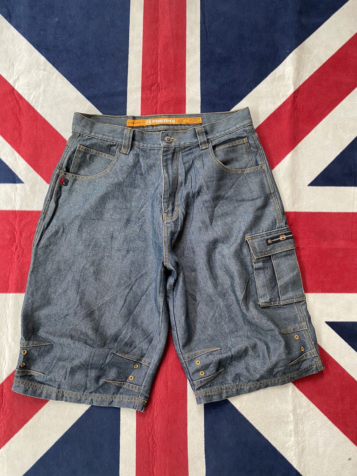 Japanese Brand × Massive Short Pants Freaky Massive Denim Size US 36 / EU 52 - 1 Thumbnail
