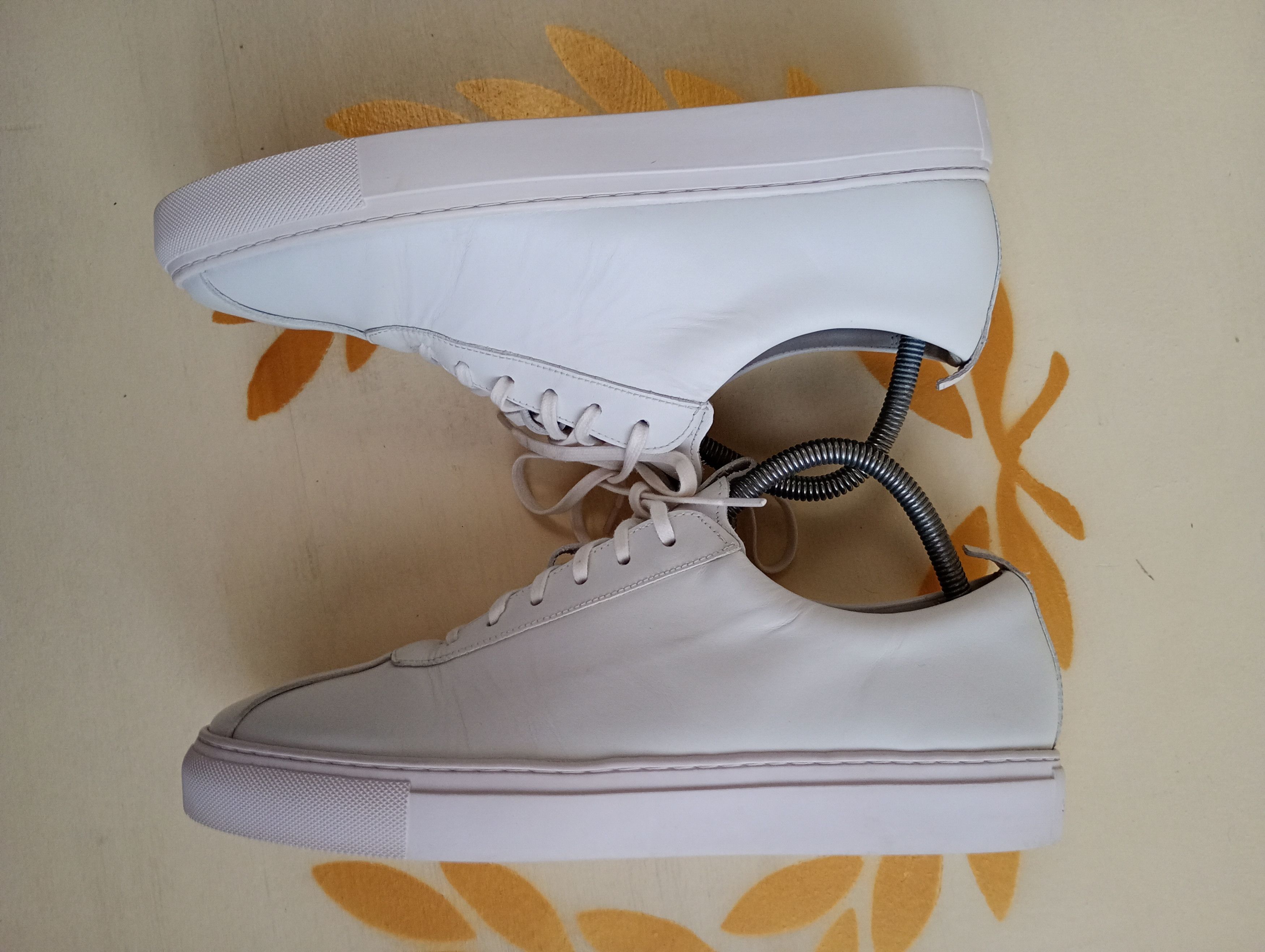 Grenson Grenson White Leather Sneakers Size US 8 / EU 41 - 9 Thumbnail