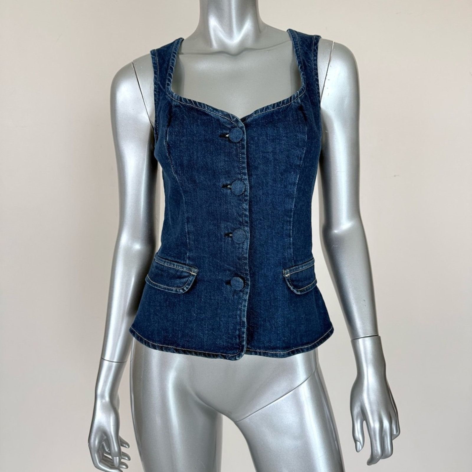 Reformation Reformation women jeans vest size 4 US Size S / US 4 / IT 40 - 1 Thumbnail